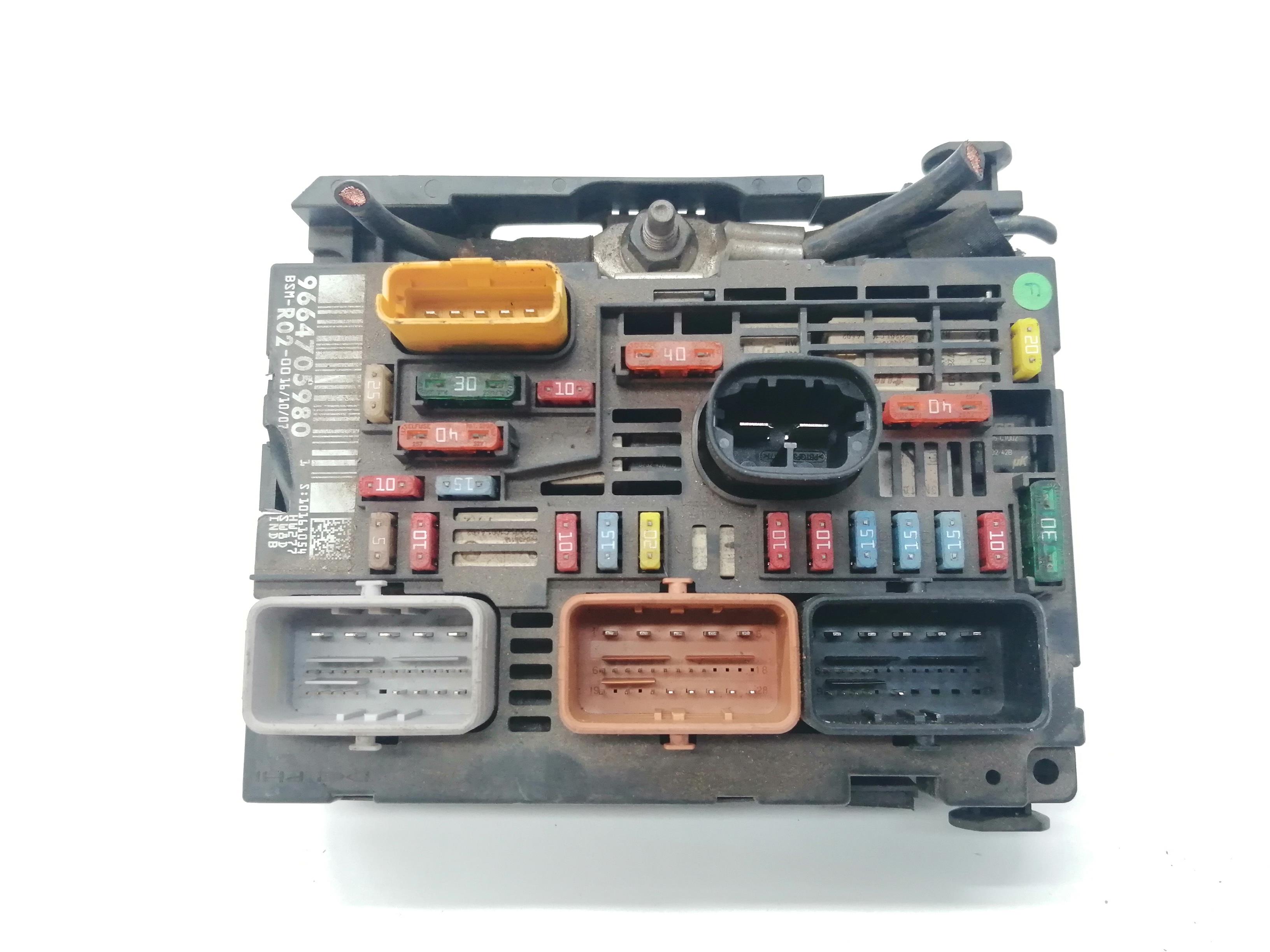 PEUGEOT 407 1 generation (2004-2010) Fuse Box 9664705980, BSMR0200 24019472