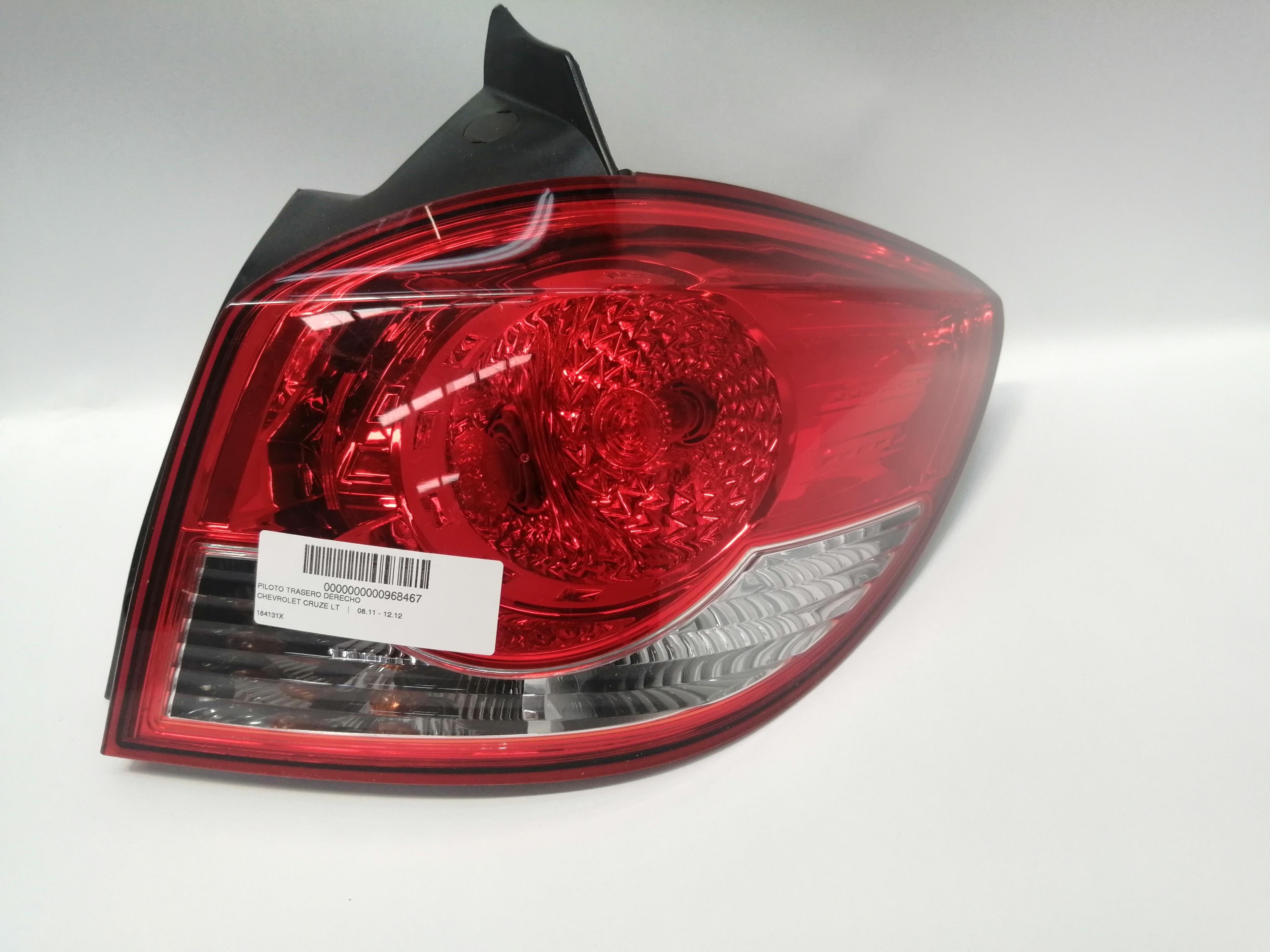 CHEVROLET Cruze 1 generation (2009-2015) Rear Right Taillight Lamp 95127057 25220776