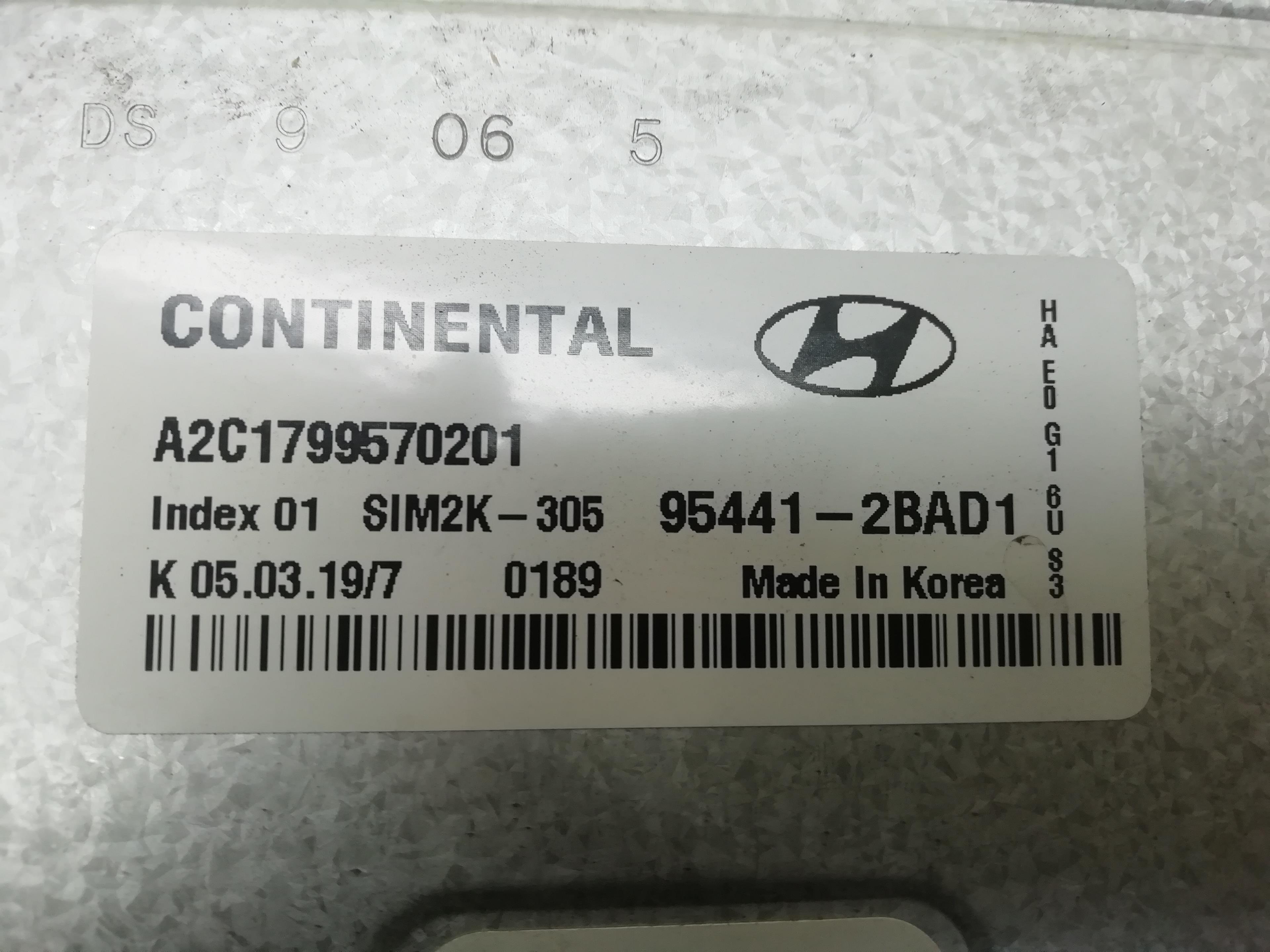 HYUNDAI Ioniq AE (2016-2023) Блок управления двигателем 954412BAD1 22131774