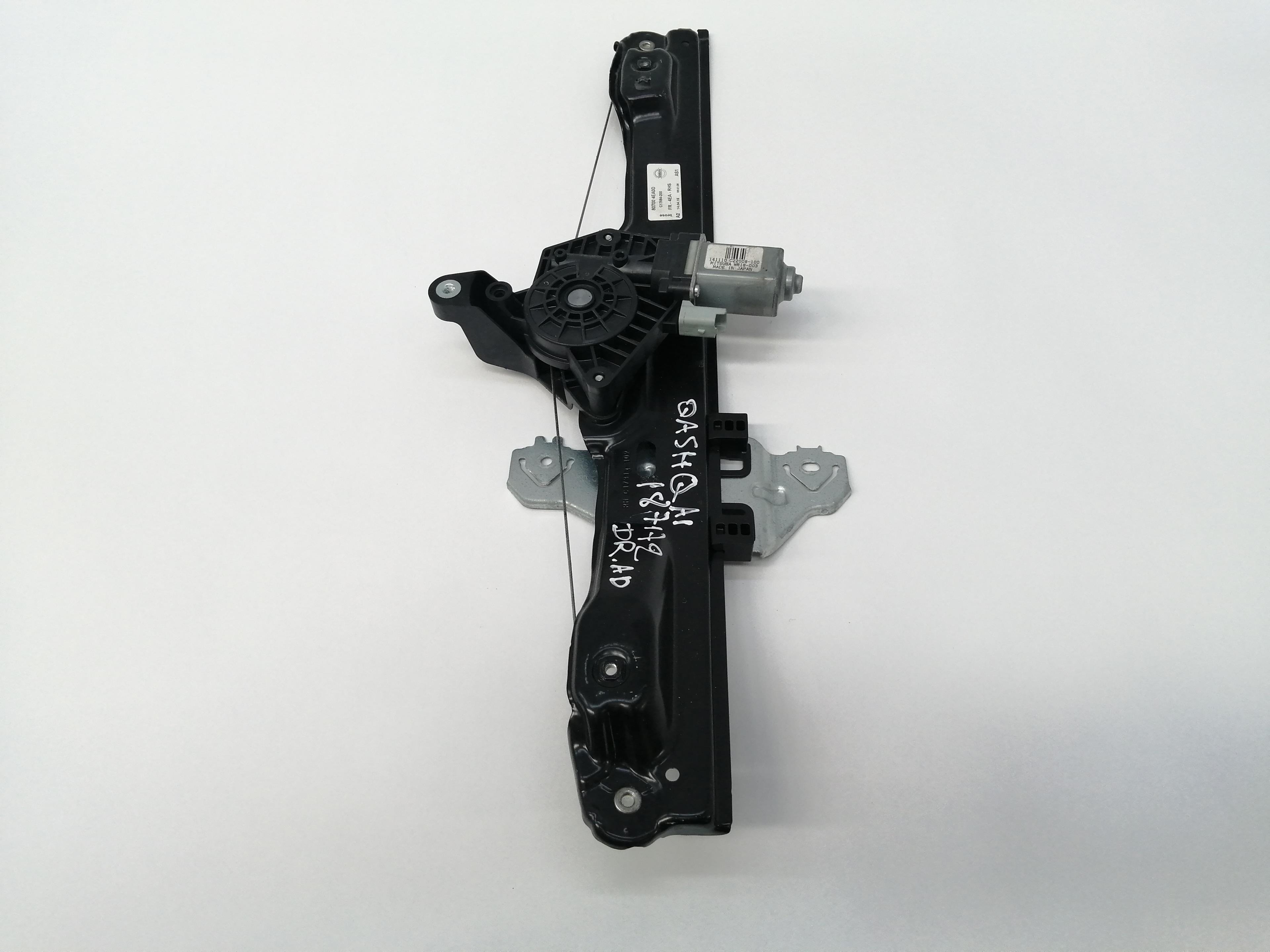 NISSAN Qashqai 2 generation (2013-2023) Front Right Door Window Regulator 807004EA0D,807004EA0D 24346064