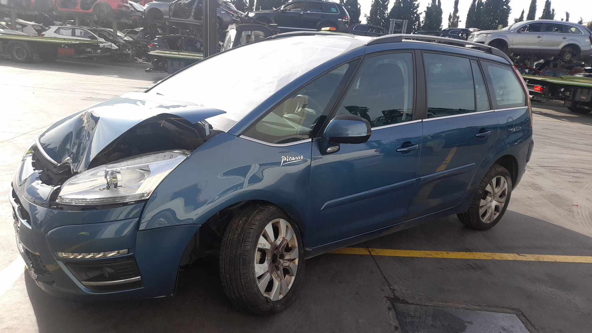 CITROËN C4 Picasso 1 generation (2006-2013) Дверь задняя левая 9006K4 18596050