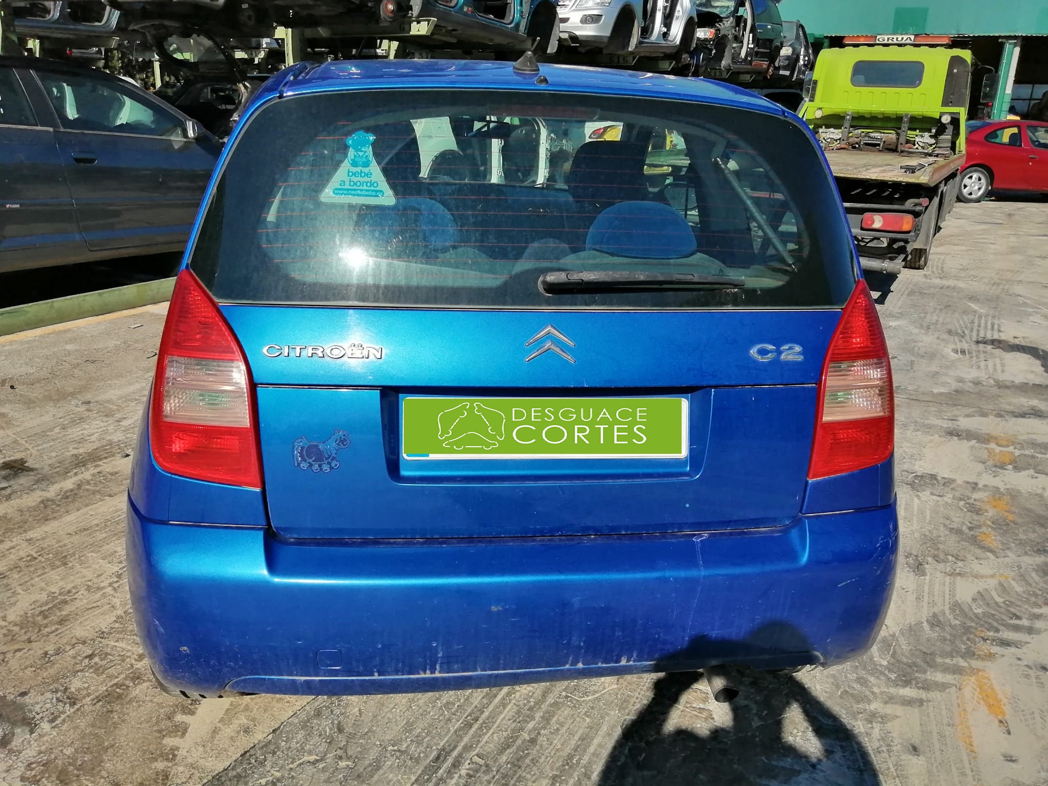 CITROËN C2 1 generation (2003-2009) Bagāžnieks 8701S2 18632781