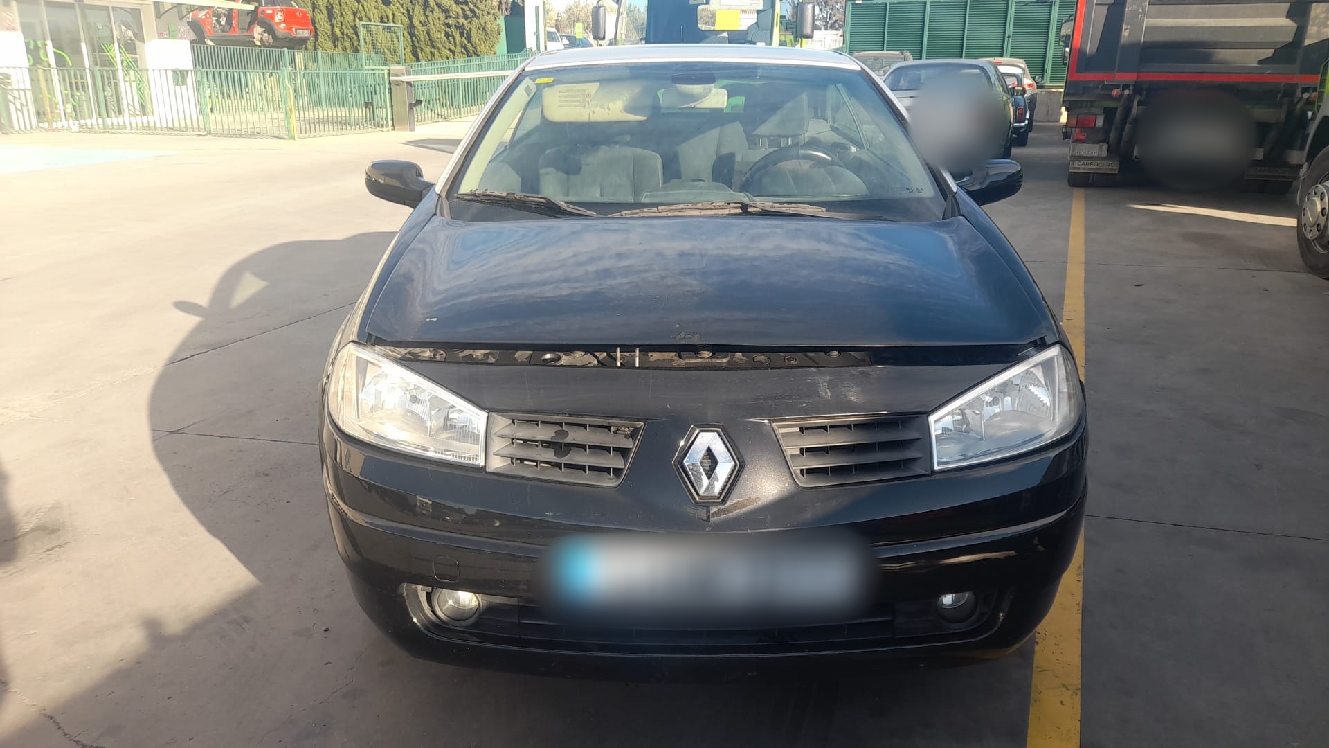 RENAULT Megane 2 generation (2002-2012) Priekinės dešinės durys 7751474926 24033804