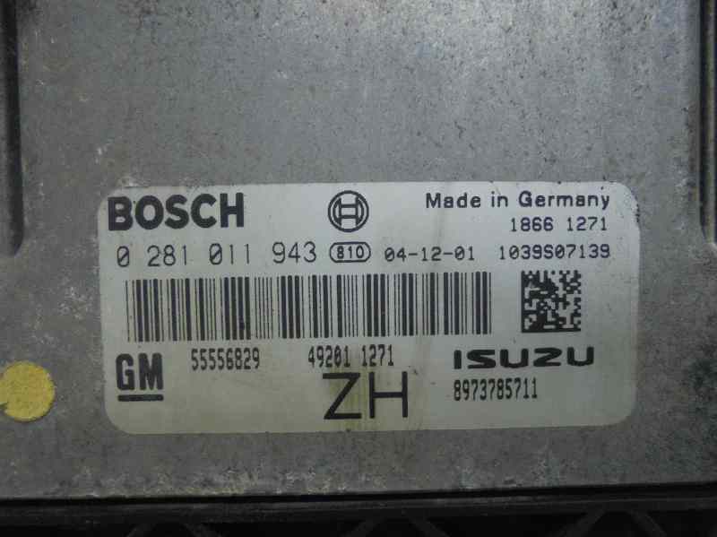 OPEL Astra J (2009-2020) Engine Control Unit ECU 0281011943, 55556829 18625945