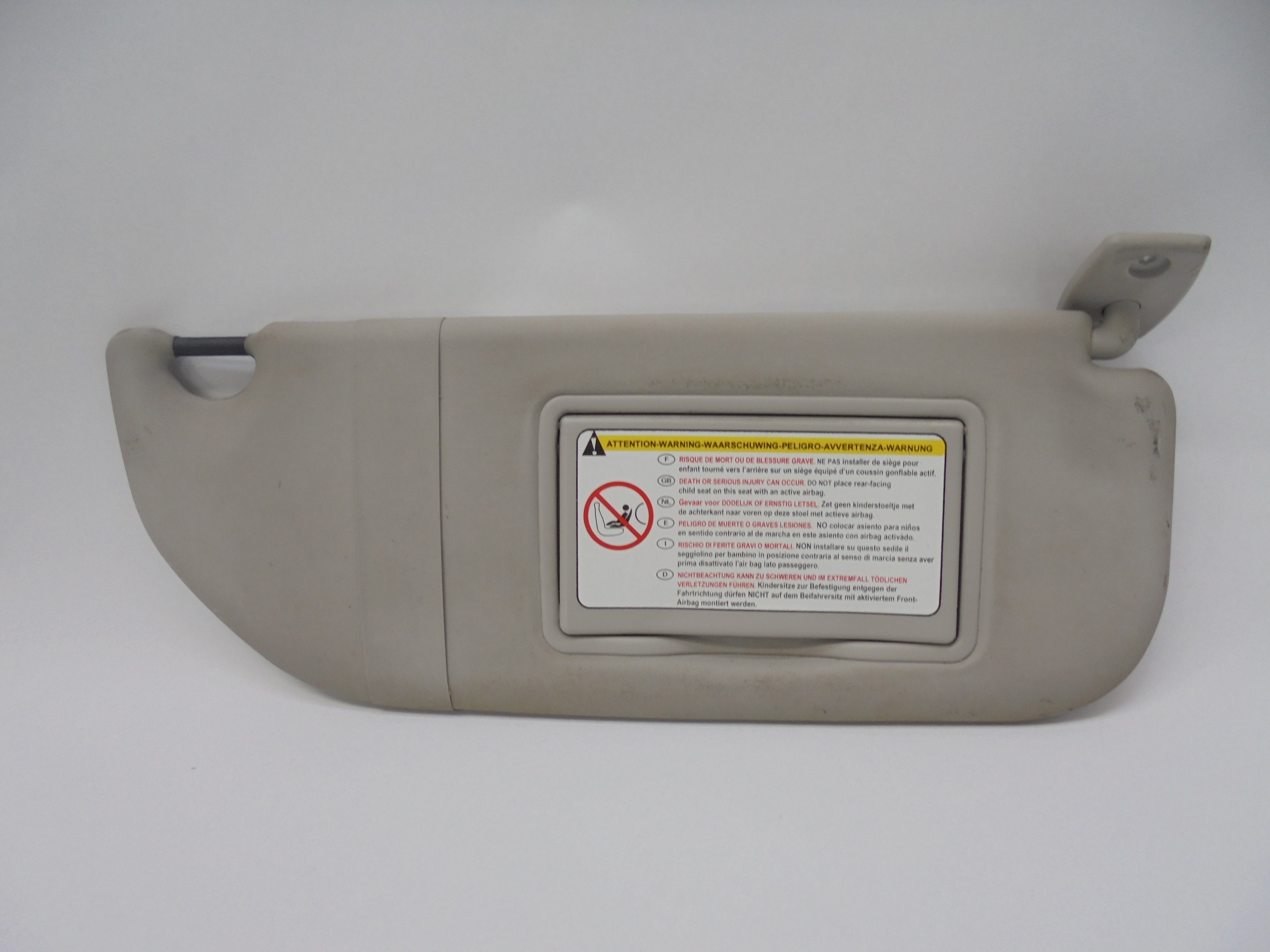 CITROËN C2 1 generation (2003-2009) Right Side Sun Visor 8143KL 18636432