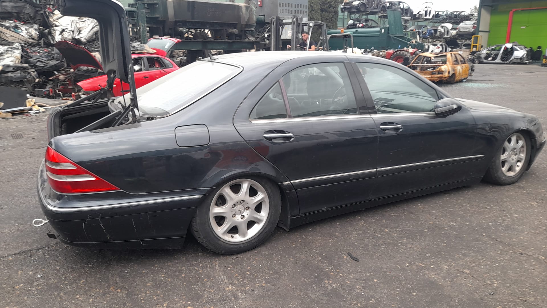 MERCEDES-BENZ S-Class W220 (1998-2005) Bakre støtfanger A2208800140 25195985