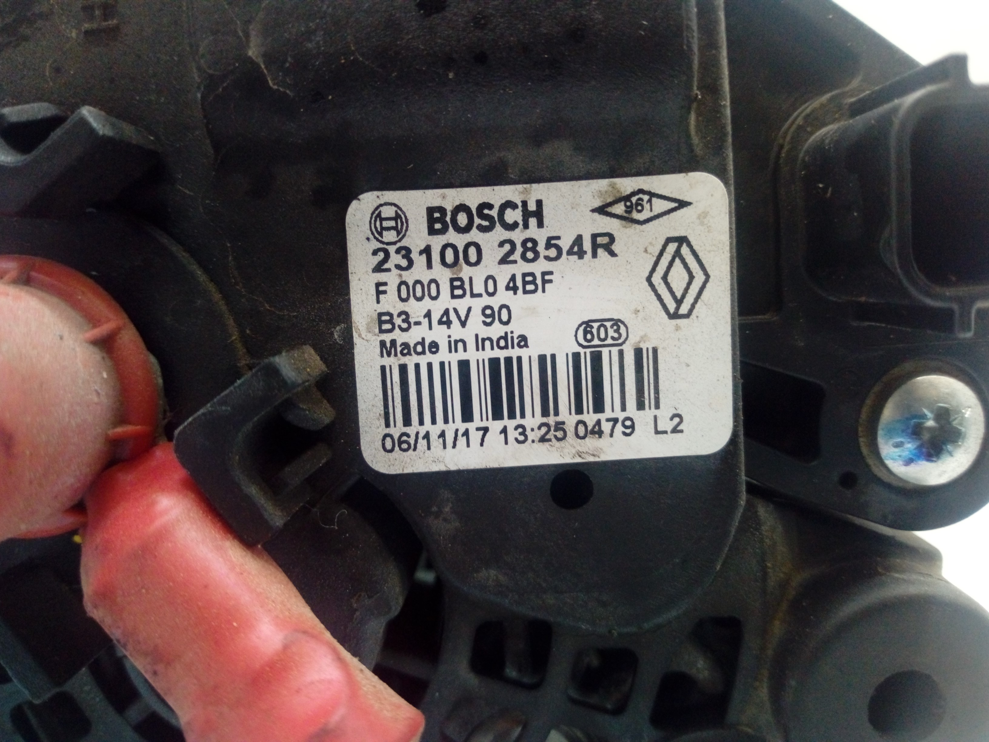 DACIA Sandero 2 generation (2013-2020) Dynamo 231002854R 25202143