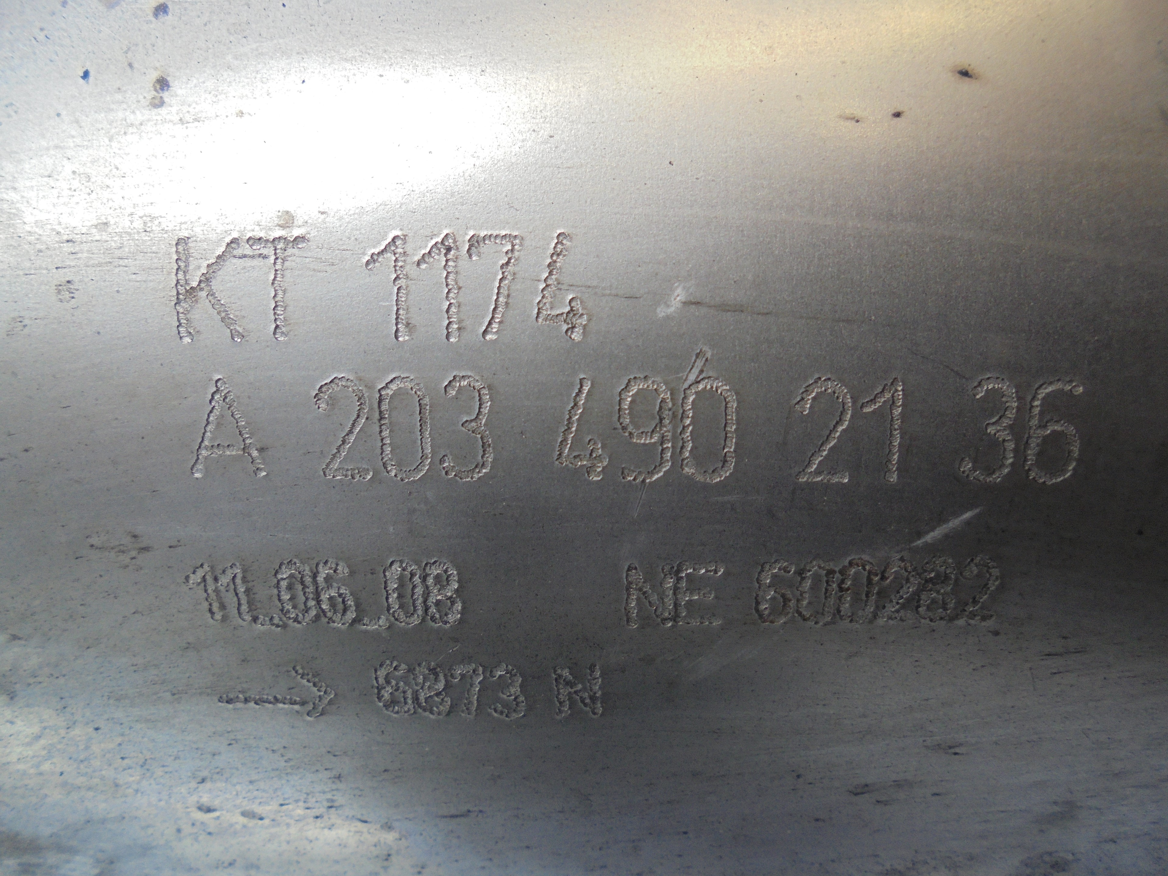 MERCEDES-BENZ CLC-Class CL203 (2008-2011) Katalysator KT1174 25346403