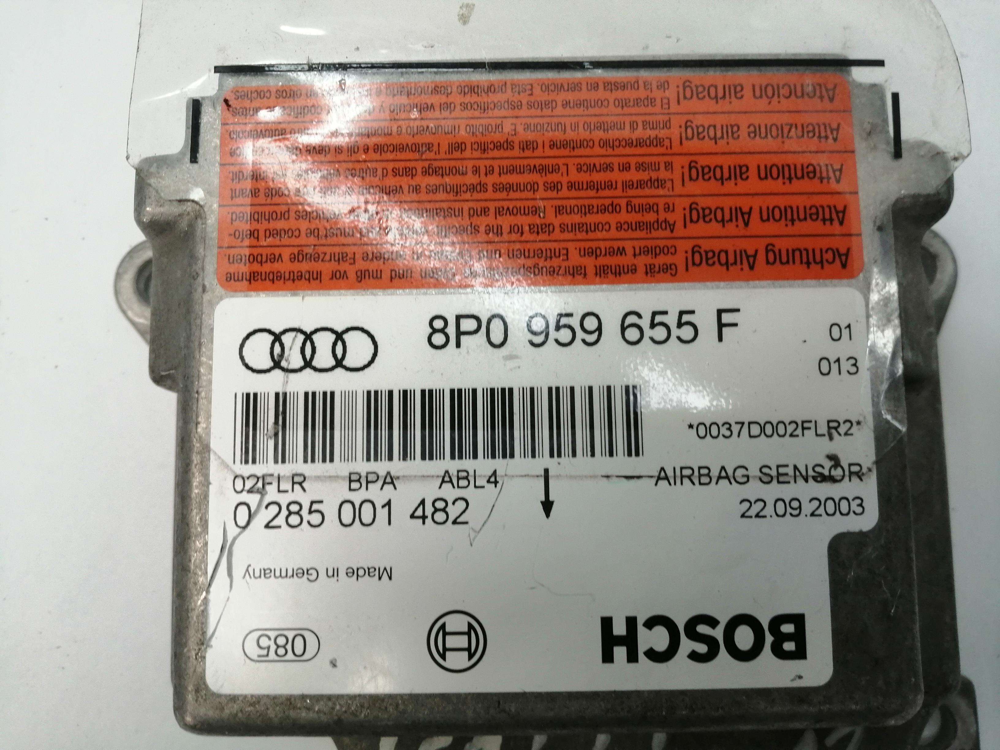 AUDI A3 8P (2003-2013) Unitate de control SRS 8P0959655D 24022897