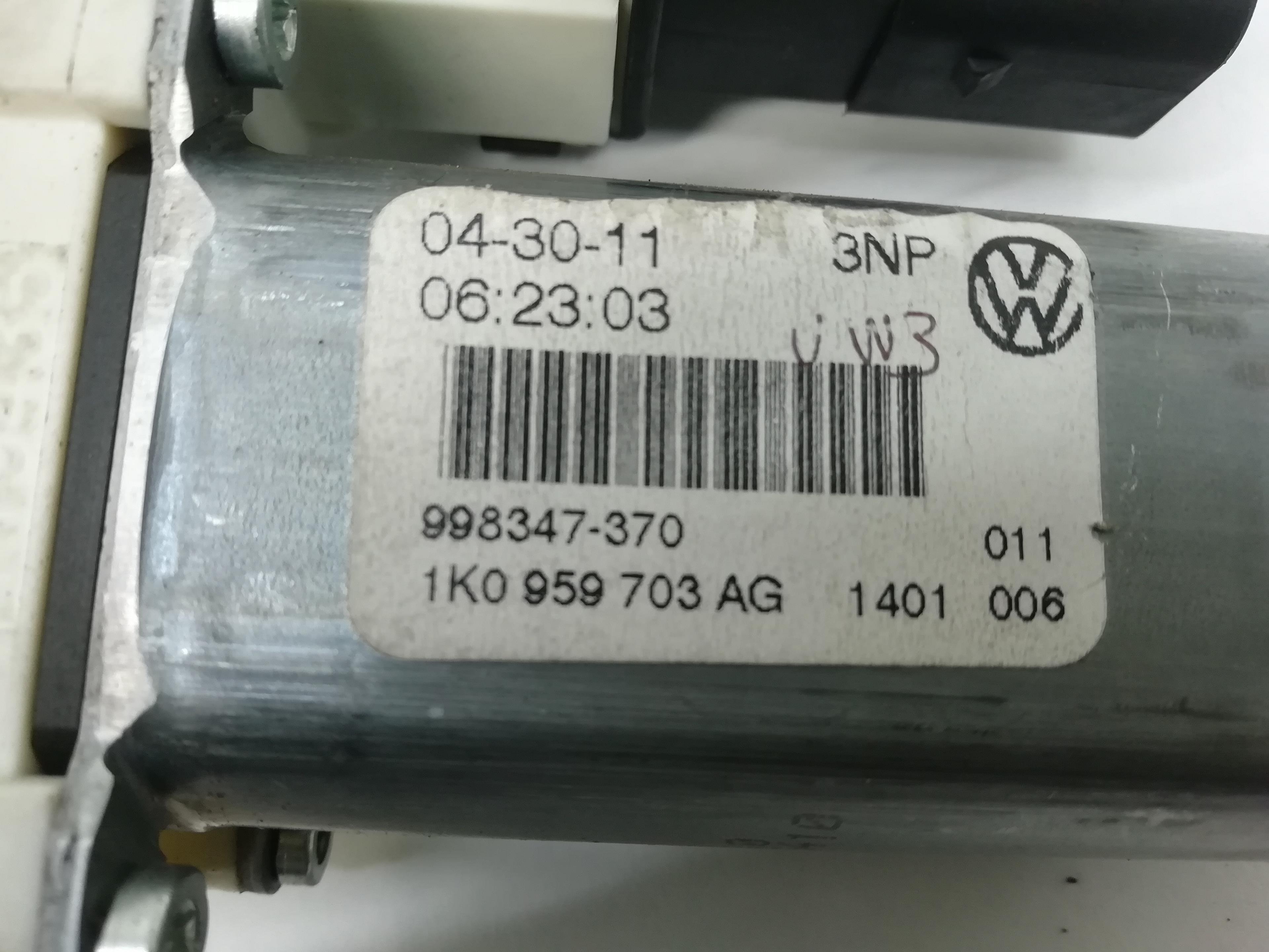 VOLKSWAGEN Golf 6 generation (2008-2015) Rear Left Door Window Control Motor 1K0959703AG 24024231