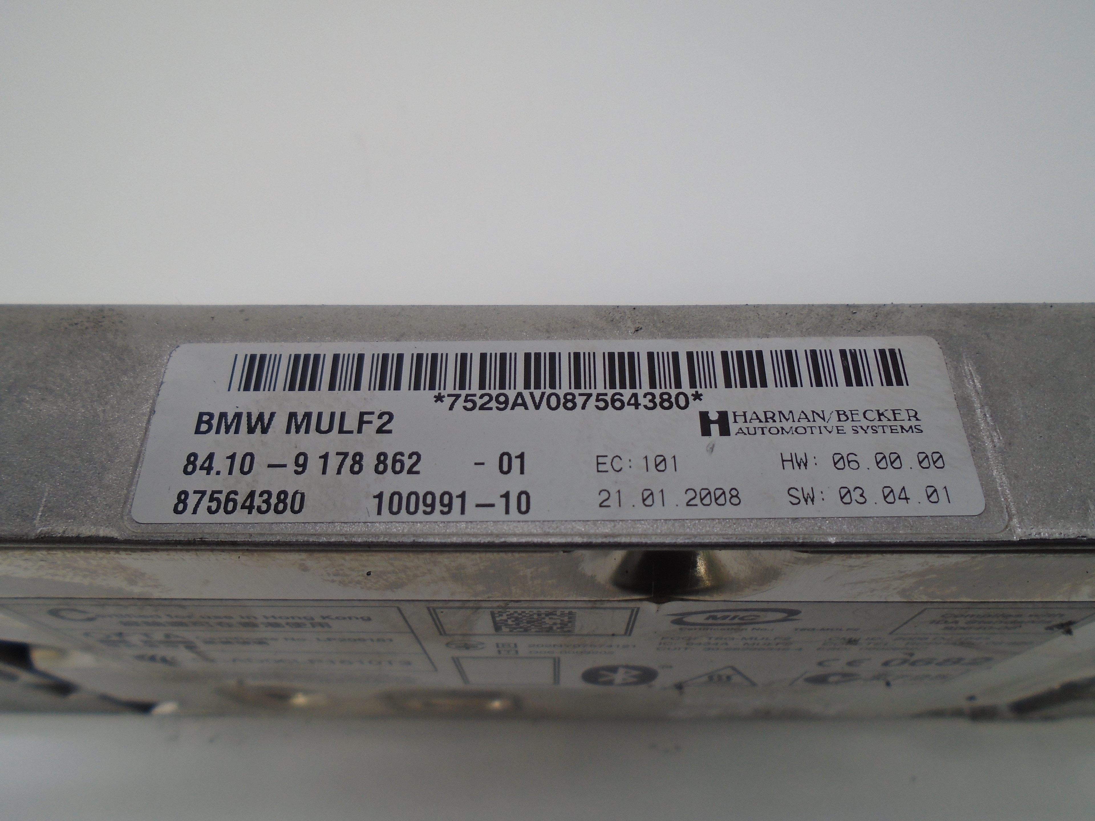 BMW 3 Series E90/E91/E92/E93 (2004-2013) Unité de contrôle Bluetooth 9178862 18502534