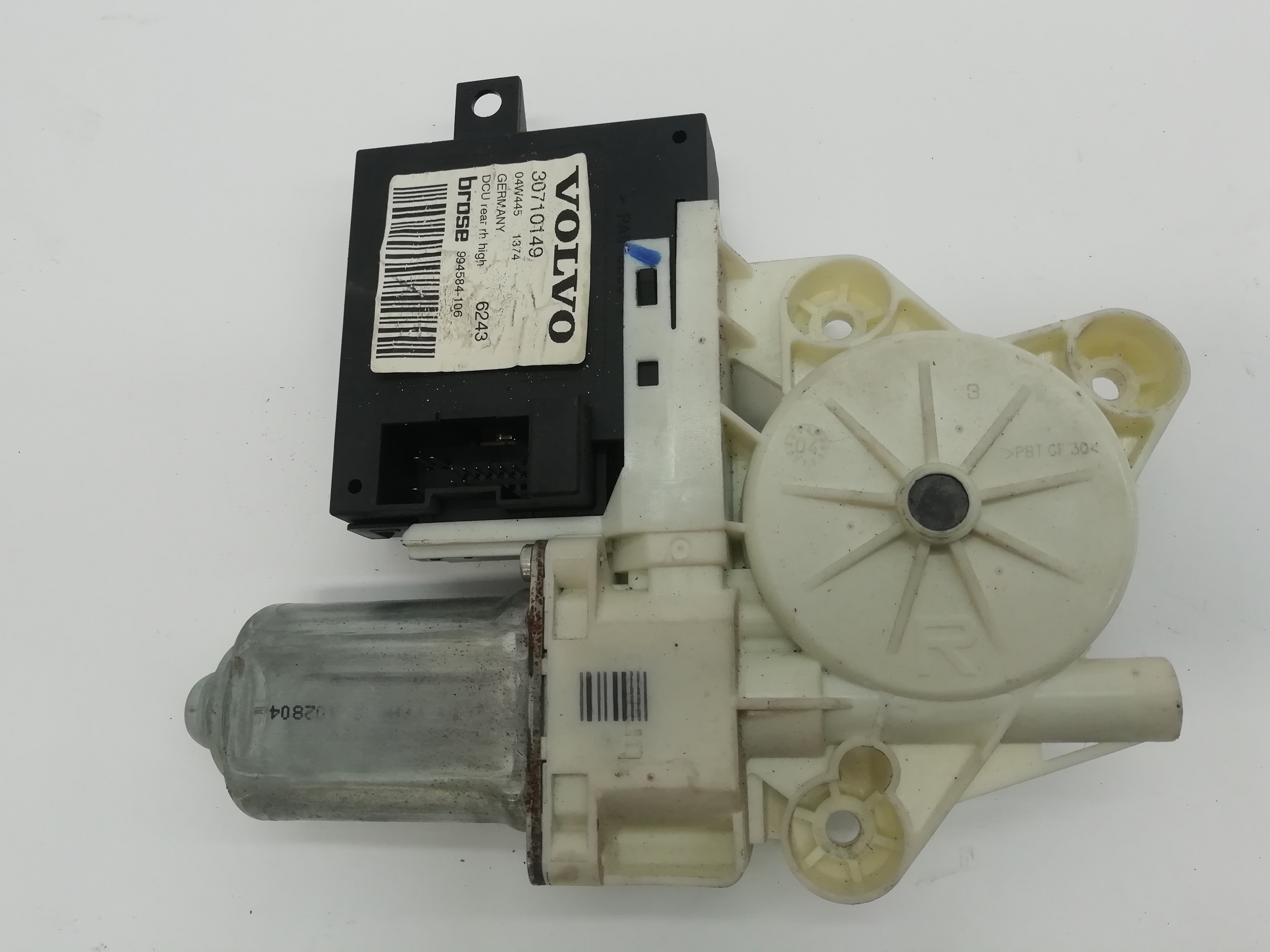 VOLVO S40 2 generation (2004-2012) Rear Right Door Window Control Motor 31253485 20752700