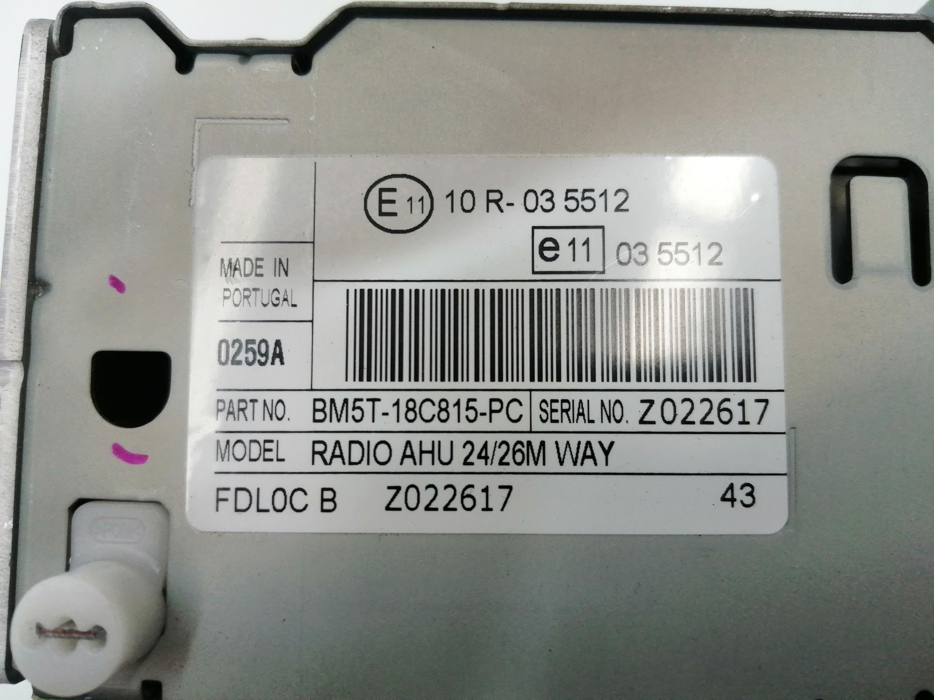 FORD B-MAX 1 generation (2012-2018) Musikkspiller uten GPS 2025283 25221223