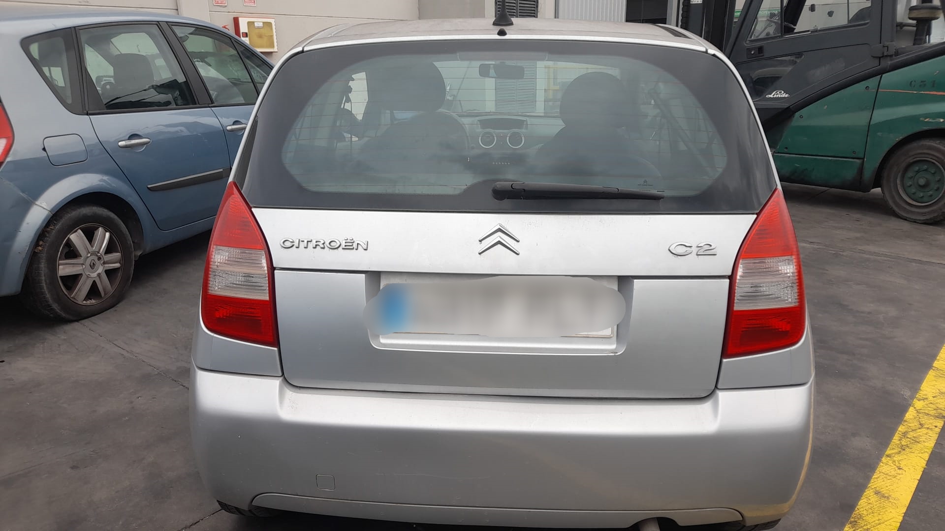 CITROËN C2 1 generation (2003-2009) Крышка багажника 8701S2 18641999