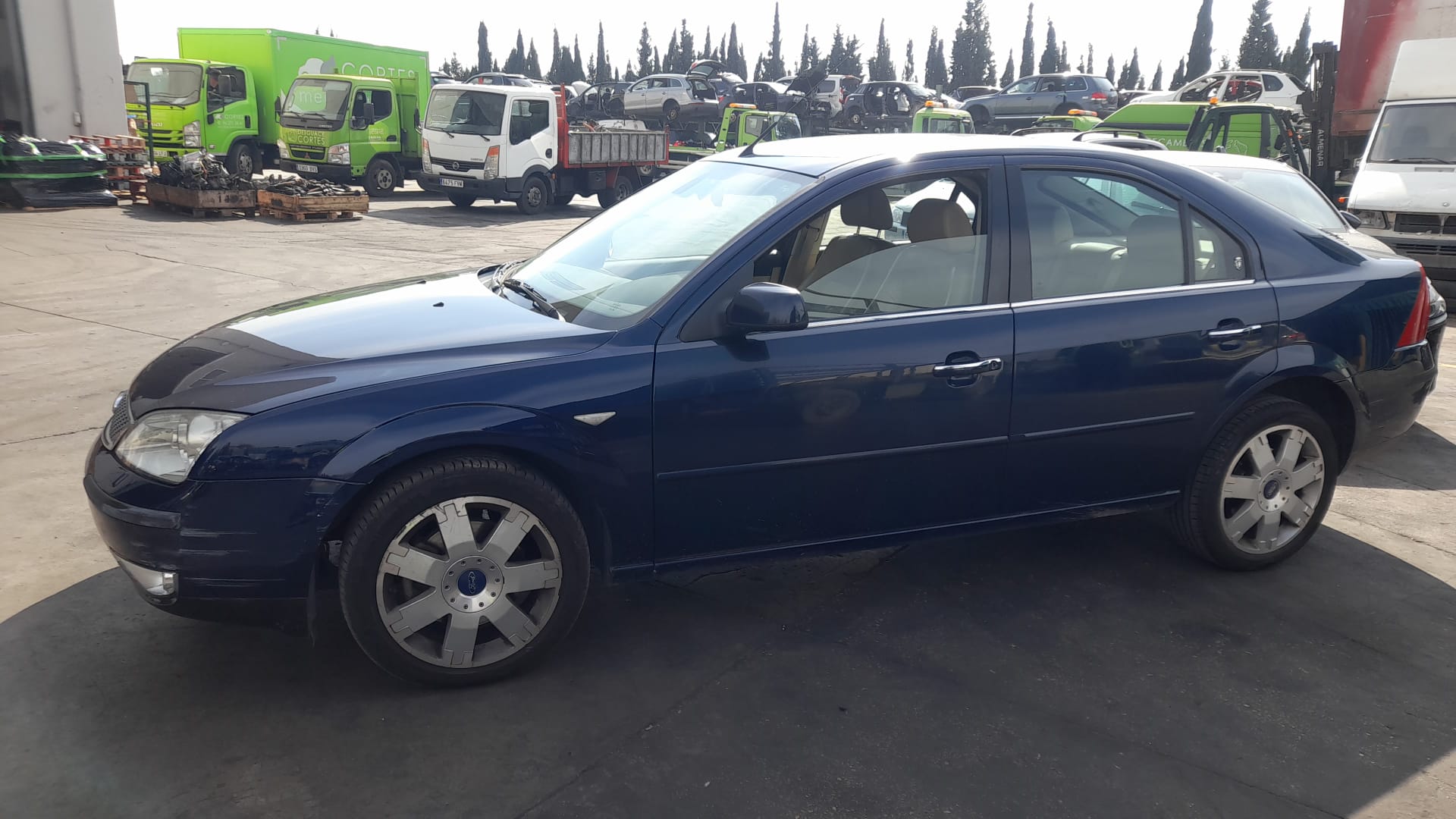 FORD Mondeo 3 generation (2000-2007) Наружная ручка передней левой двери 1448122 22301177