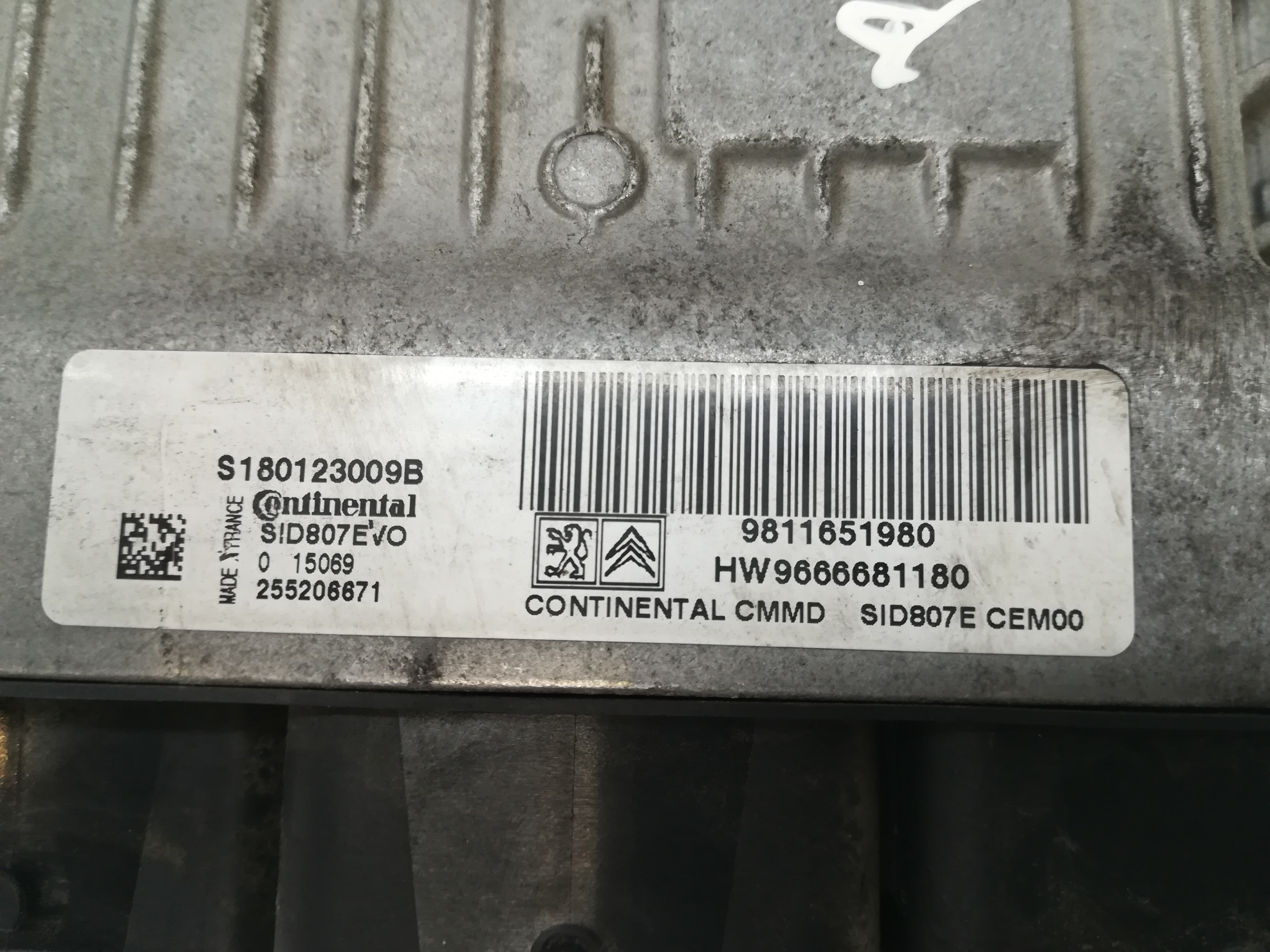 PEUGEOT 308 T9 (2013-2021) Блок керування двигуном ECU 1610808380 18572515