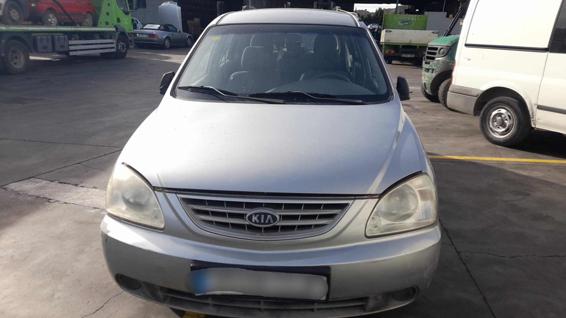 KIA Carens 2 generation (2002-2006) Наружная ручка передней правой двери SDK2N158410 18612862