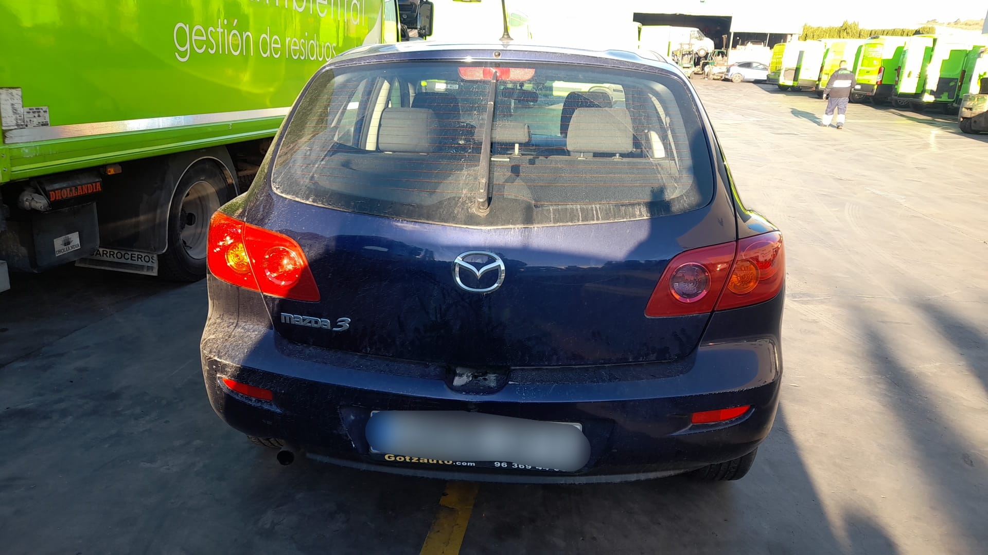 MAZDA 3 BK (2003-2009) Фонарь задний левый BP4K51160E 18598857