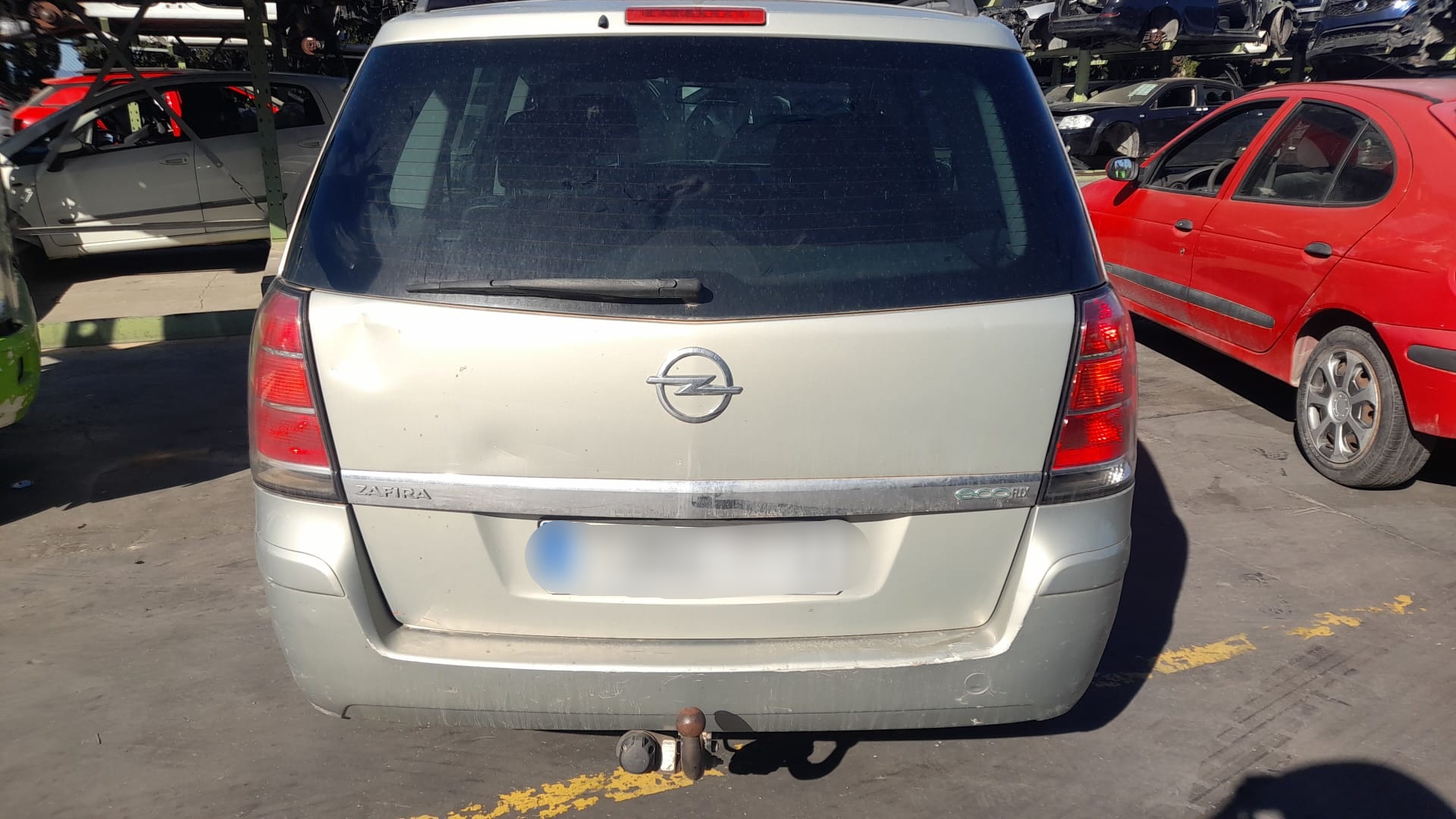 OPEL Zafira B (2005-2010) Замок задней правой двери 13210739 22093749