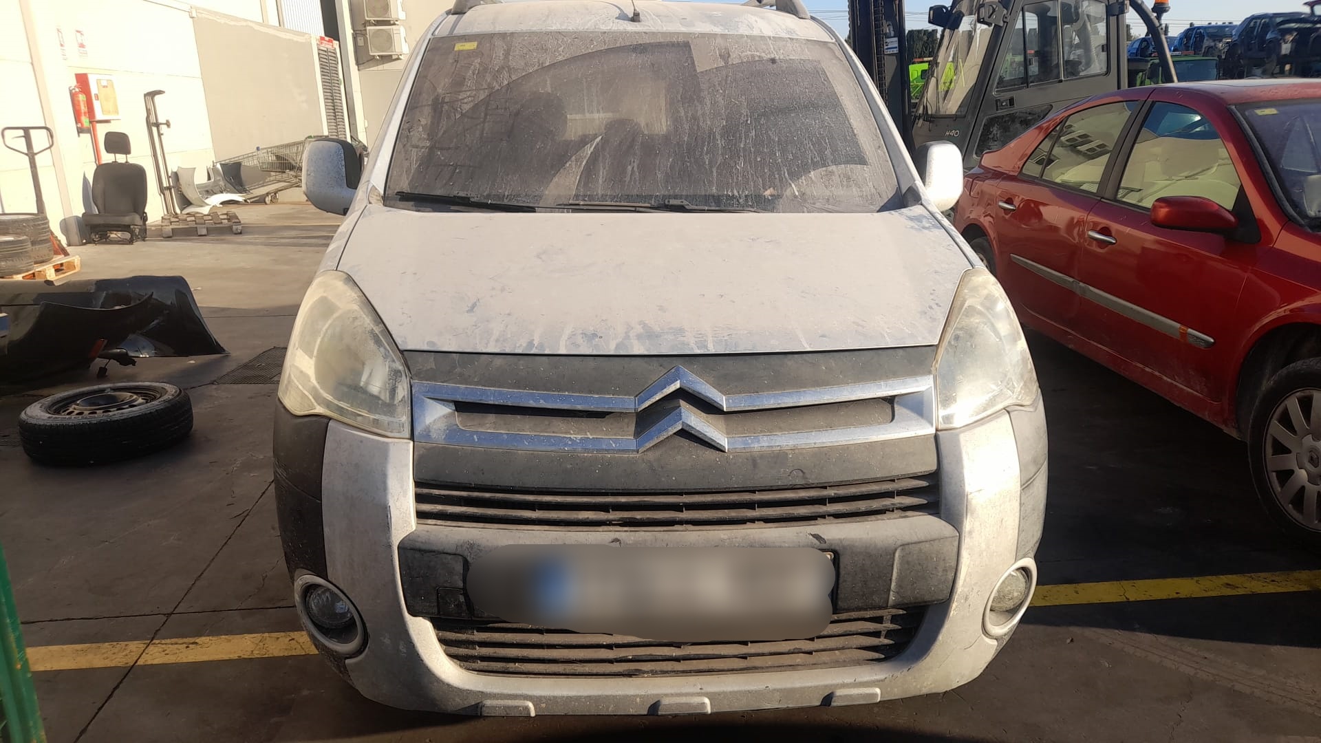 CITROËN Berlingo 2 generation (2008-2023) Стеклоподъемник передней правой двери 9222EQ 18613549