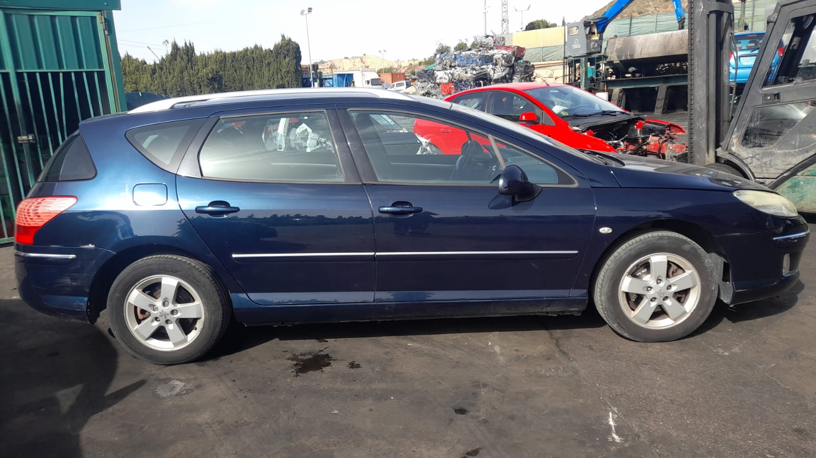 PEUGEOT 407 1 generation (2004-2010) Aizmugurējo kreiso durvju logu pacēlājs 922385 23864277