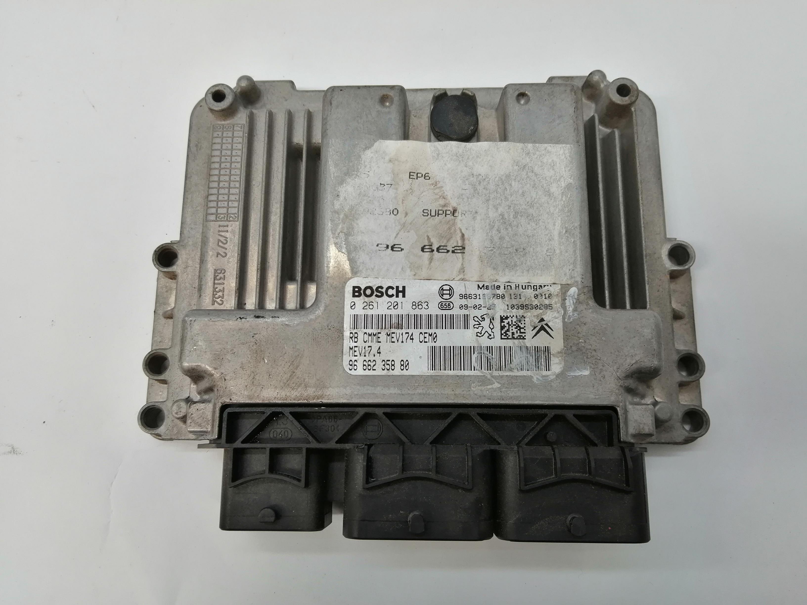 PEUGEOT 308 T7 (2007-2015) Блок керування двигуном ECU 0261201863,9666235880 23892094