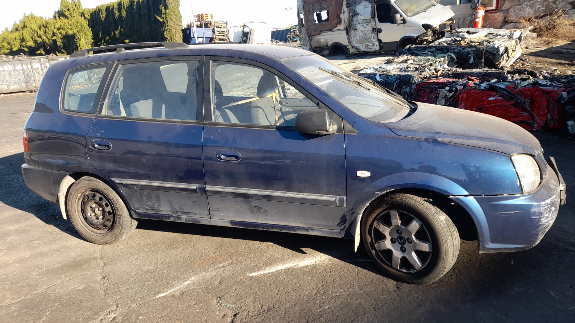 KIA Carens 2 generation (2002-2006) Mâner exterior ușă dreapta față K2N158410,AZUL 18645882