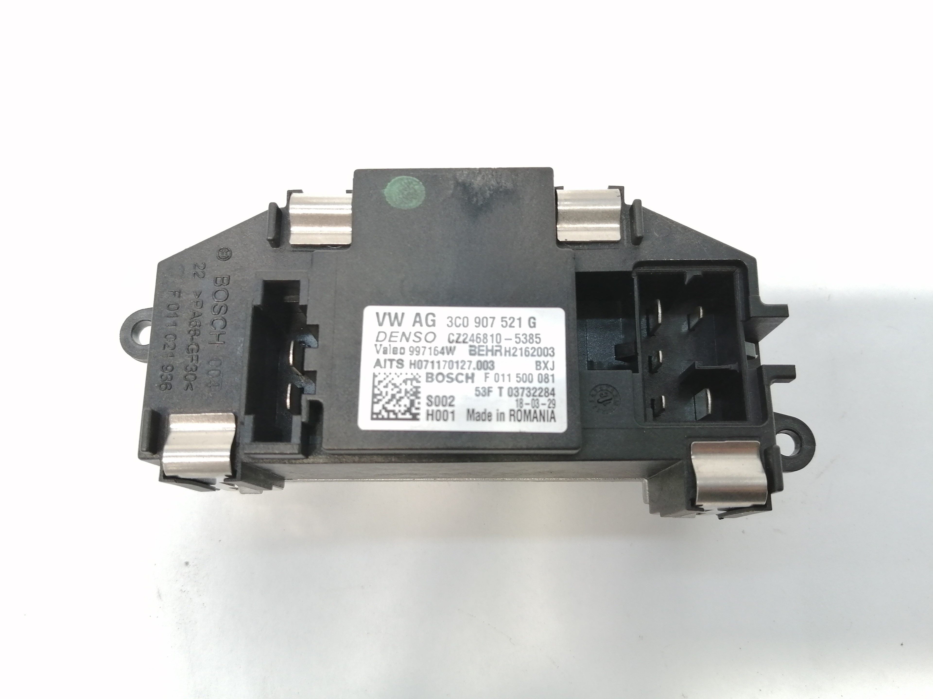 AUDI Q3 8U (2011-2020) Interior Heater Resistor 3C0907521G 21646717
