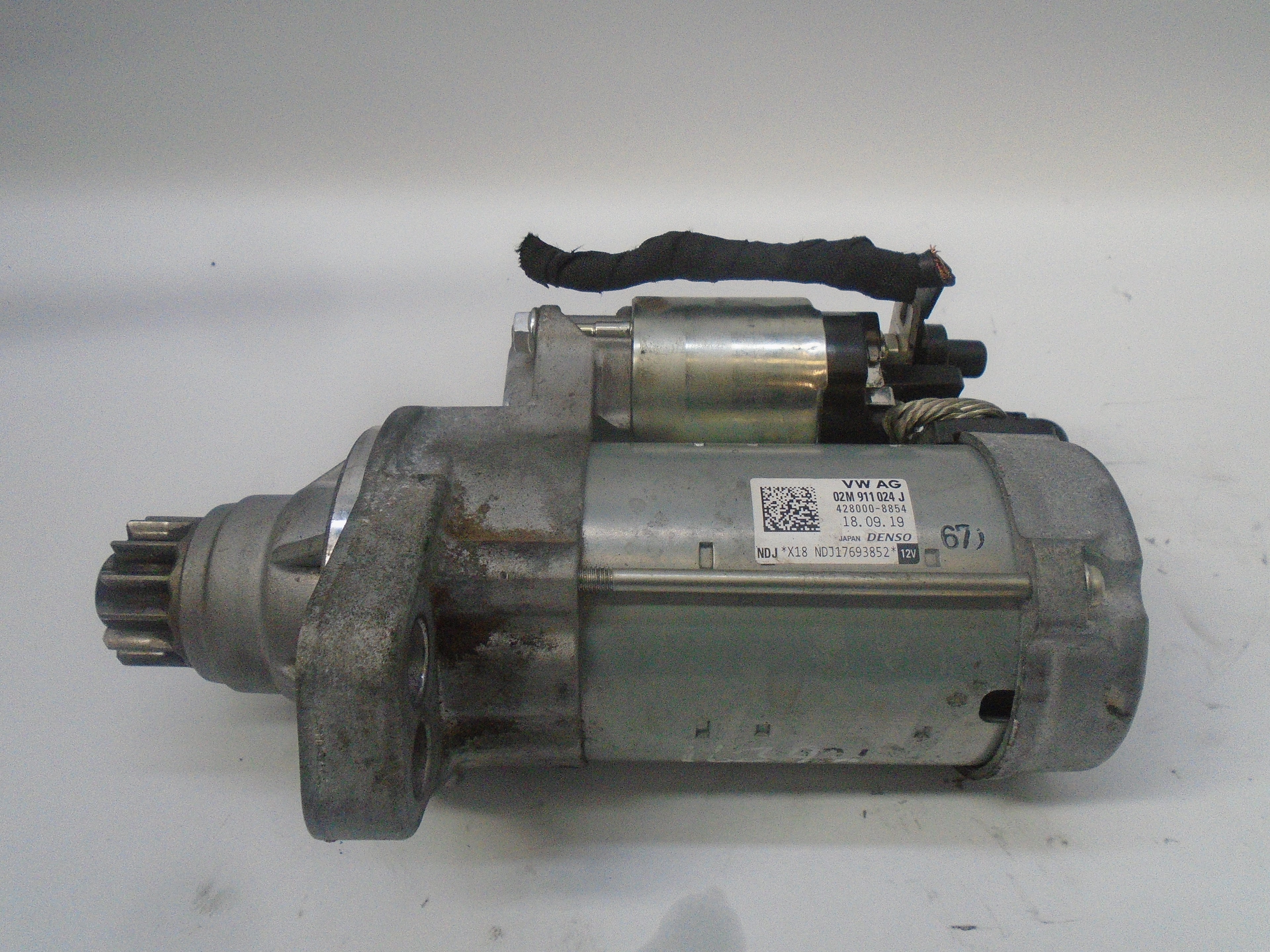 SEAT Ibiza 4 generation (2008-2017) Starter Motor 02M911024J 18533211