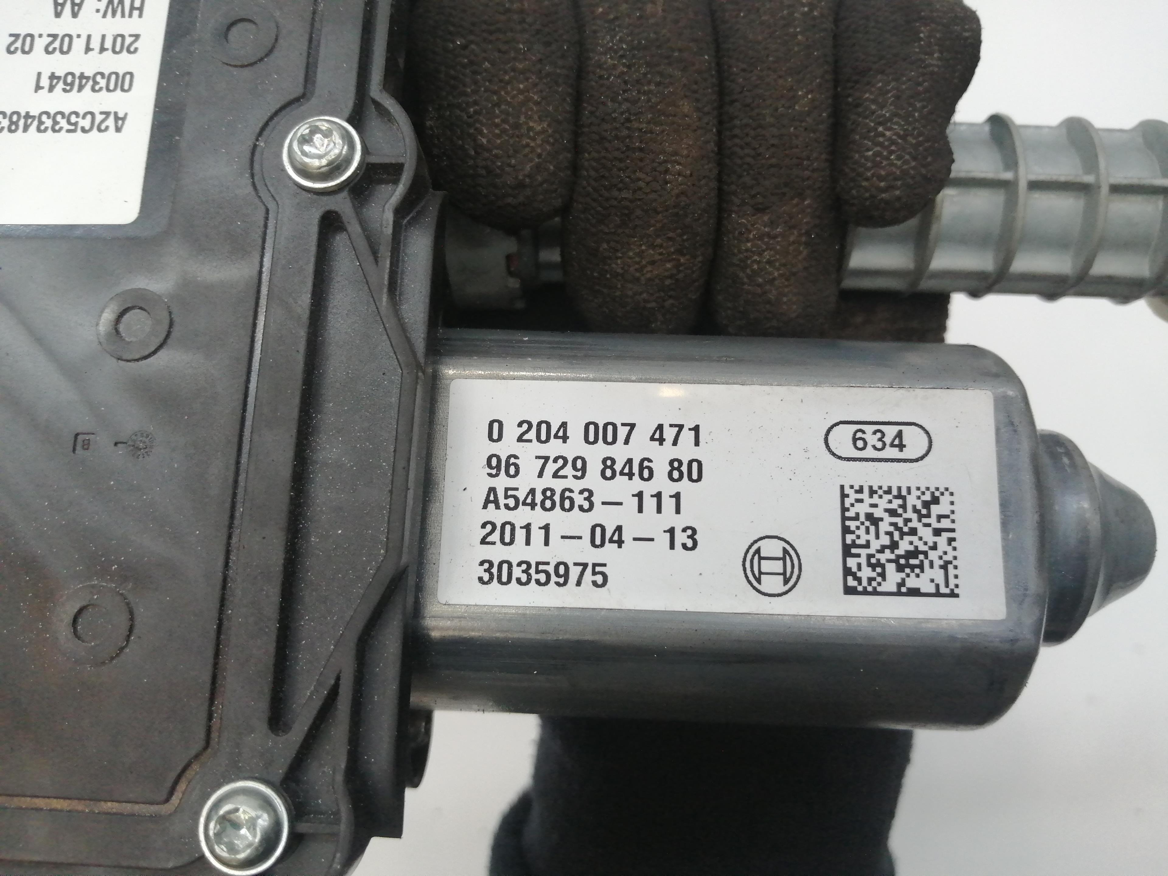 CITROËN DS4 1 generation (2010-2016) Handbrake Motor 470217 25190316