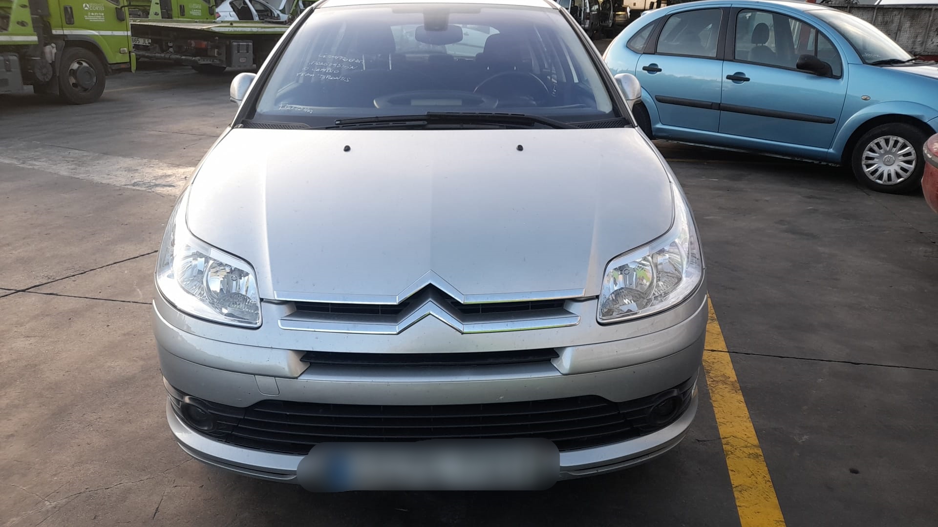 CITROËN C4 1 generation (2004-2011) Aizmugurējo labo durvju logu pacēlājs 922489 18593746