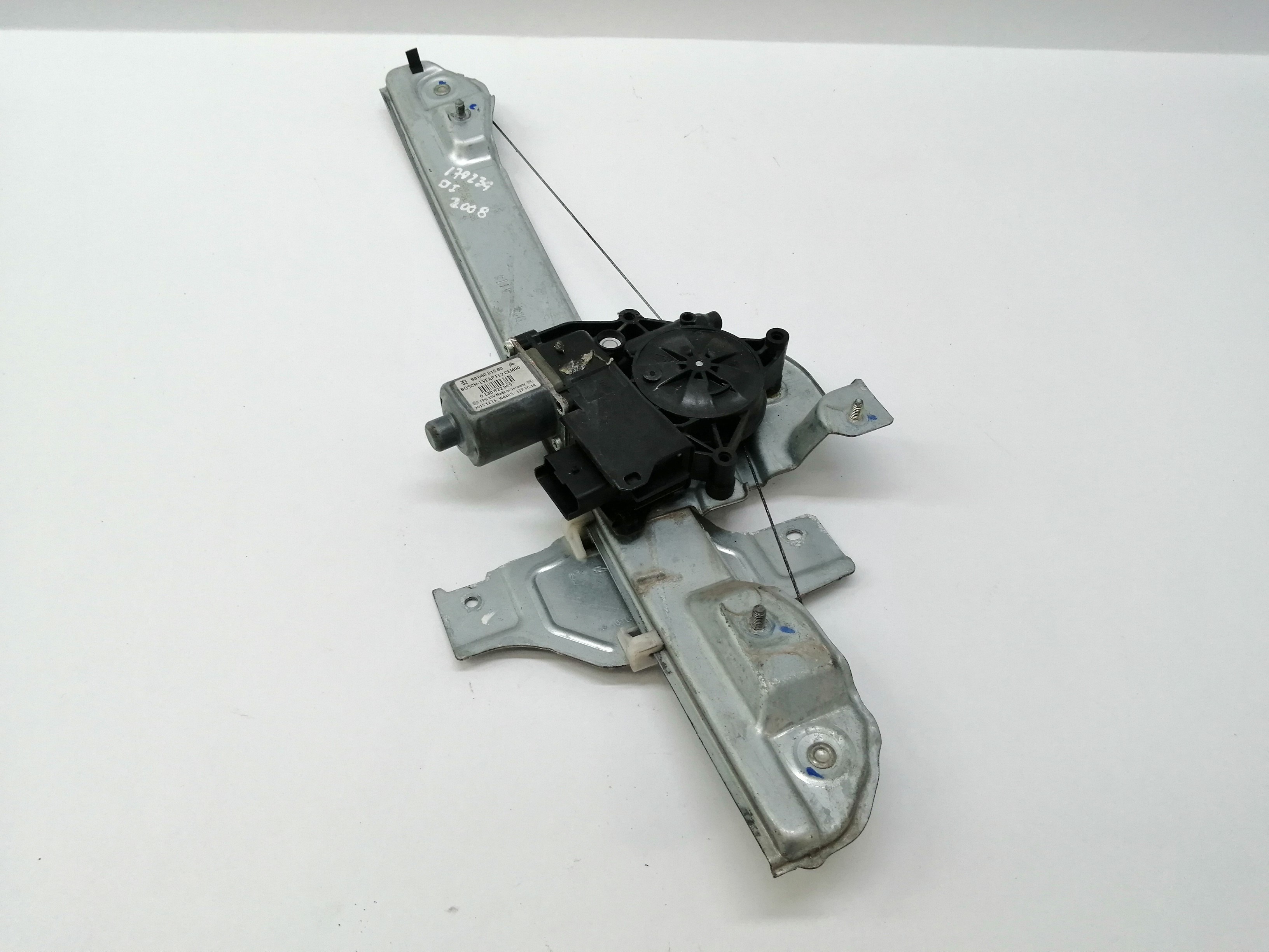 PEUGEOT 2008 1 generation (2013-2020) Front Left Door Window Regulator 9806088180 25175341