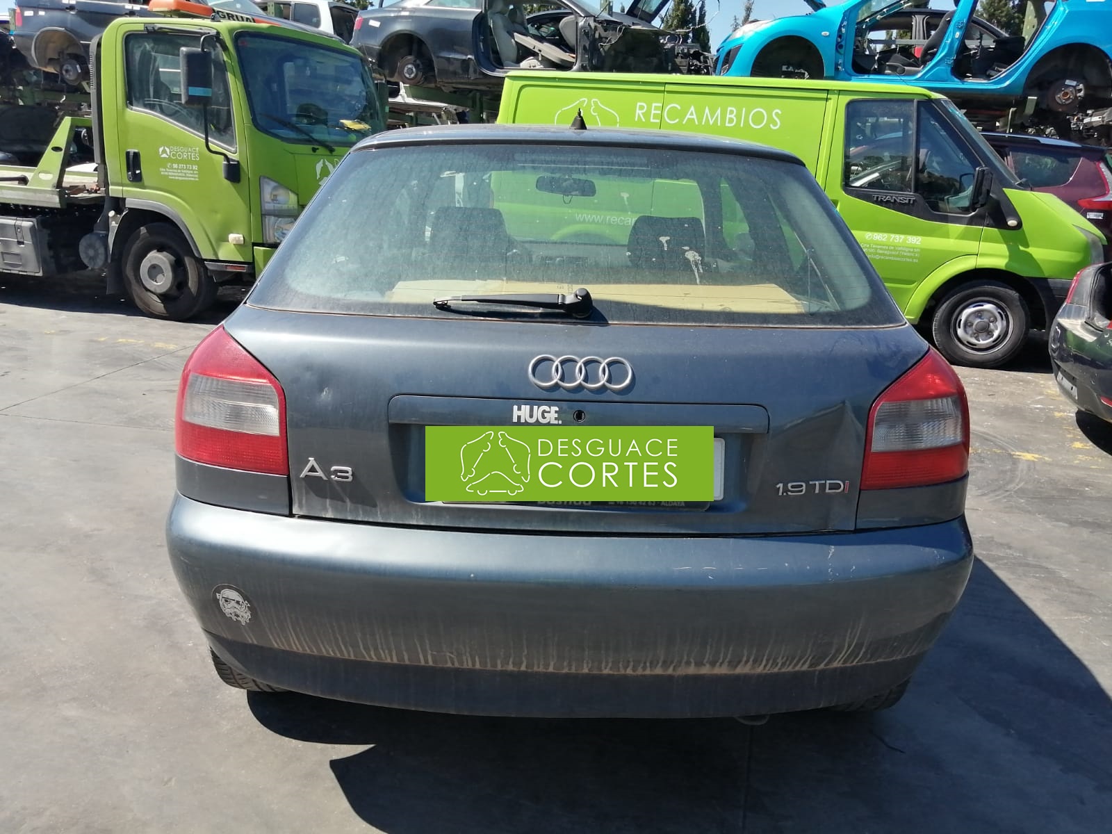 AUDI A3 8L (1996-2003) Priekinių kairių durų išorinė rankenėlė 4B1837207 25161404