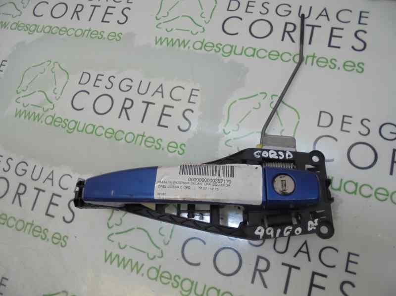 OPEL Corsa D (2006-2020) Priekinių kairių durų išorinė rankenėlė 13255661 25091662