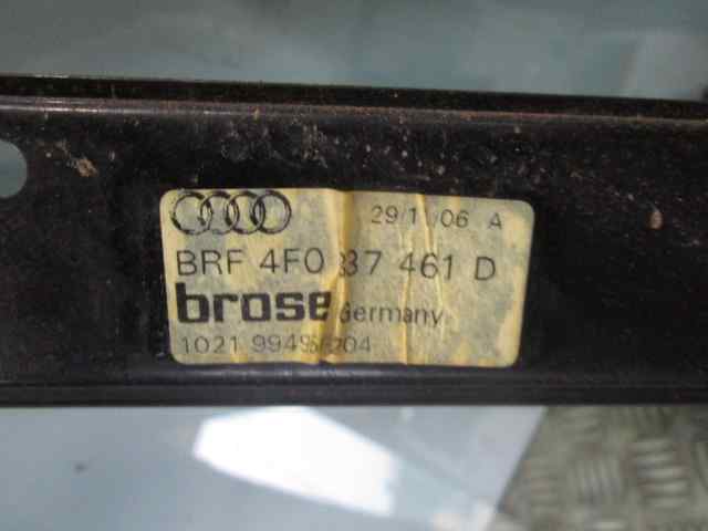 AUDI A6 C6/4F (2004-2011) Priekšējo kreiso durvju logu pacēlājs 4F0837461D 25200692