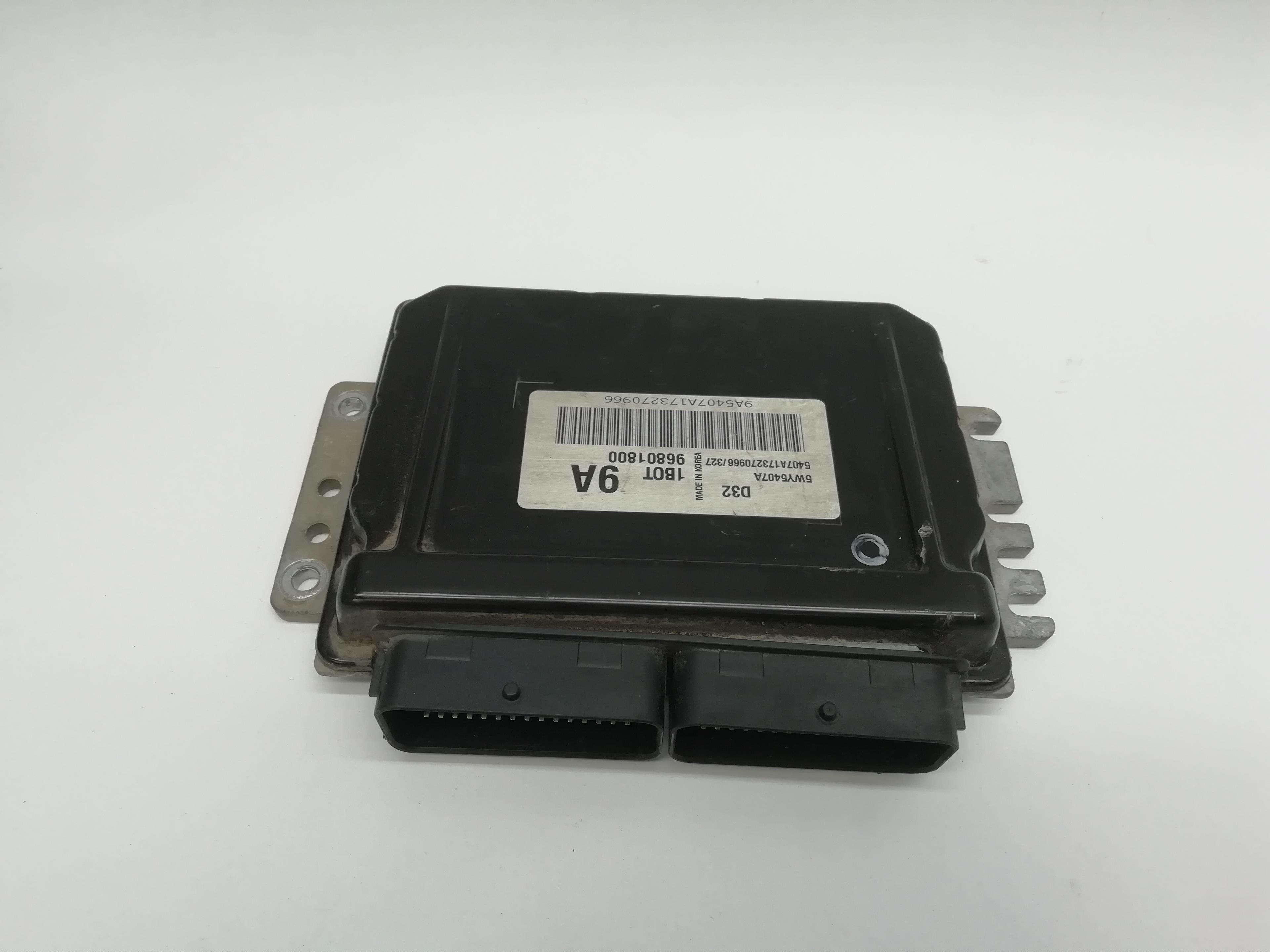 CHEVROLET Matiz 2 generation (2005-2010) Motorkontrollenhet ECU 96801800,5WY5407A 23892210