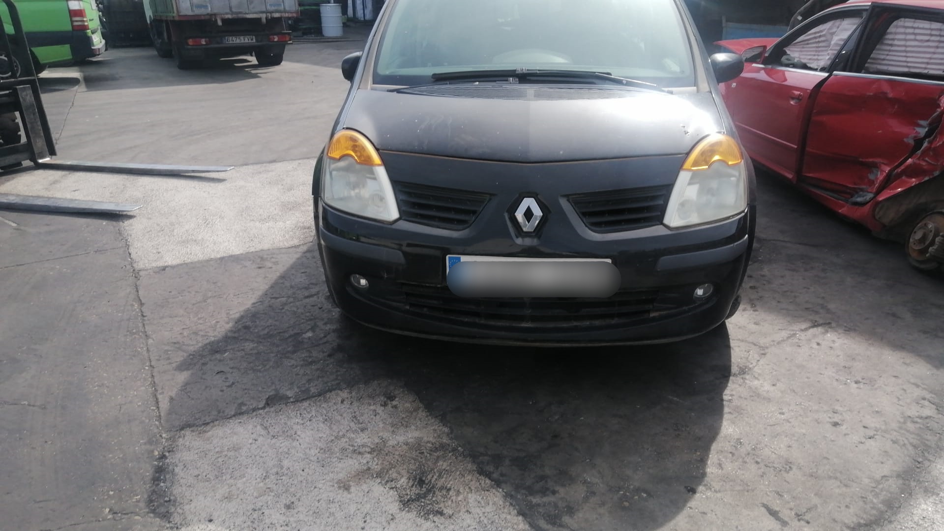 RENAULT Modus 1 generation (2004-2012) Galinės dešinės durys 7751475520 18549217