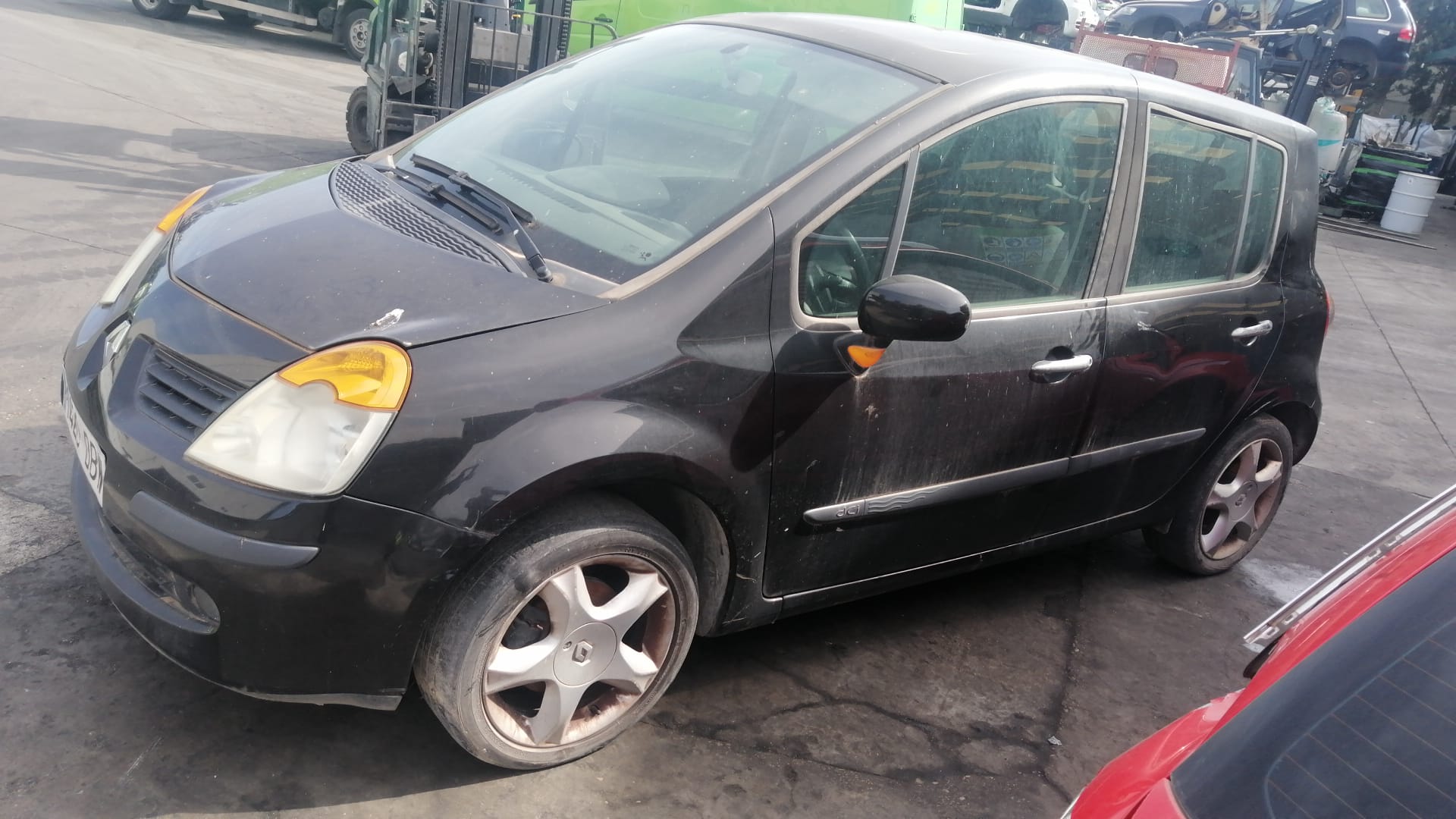 RENAULT Modus 1 generation (2004-2012) Galinės dešinės durys 7751475520 18549217