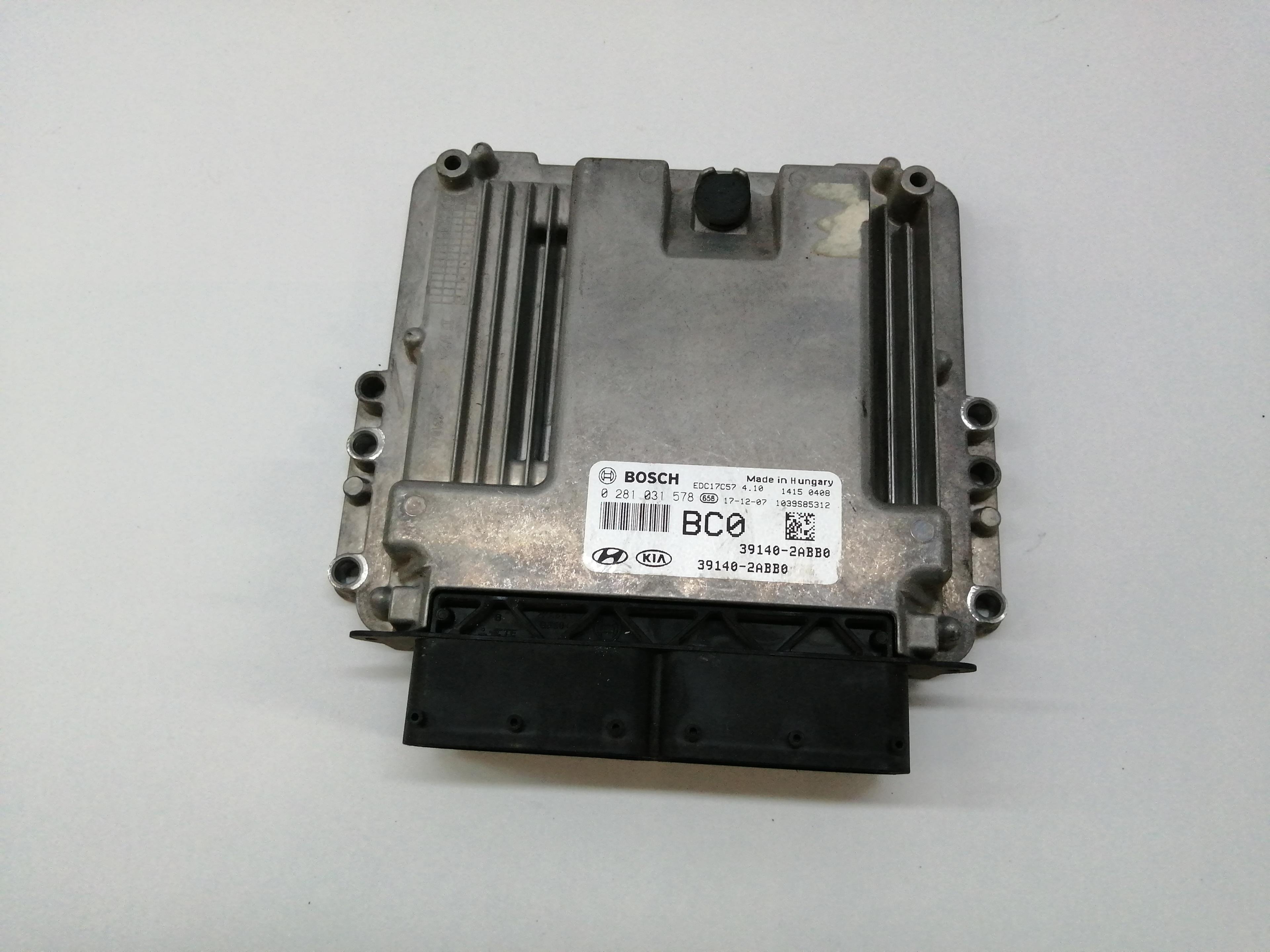 HYUNDAI Tucson 3 generation (2015-2021) Engine Control Unit ECU 391402ABB0, 0281031578 23837630