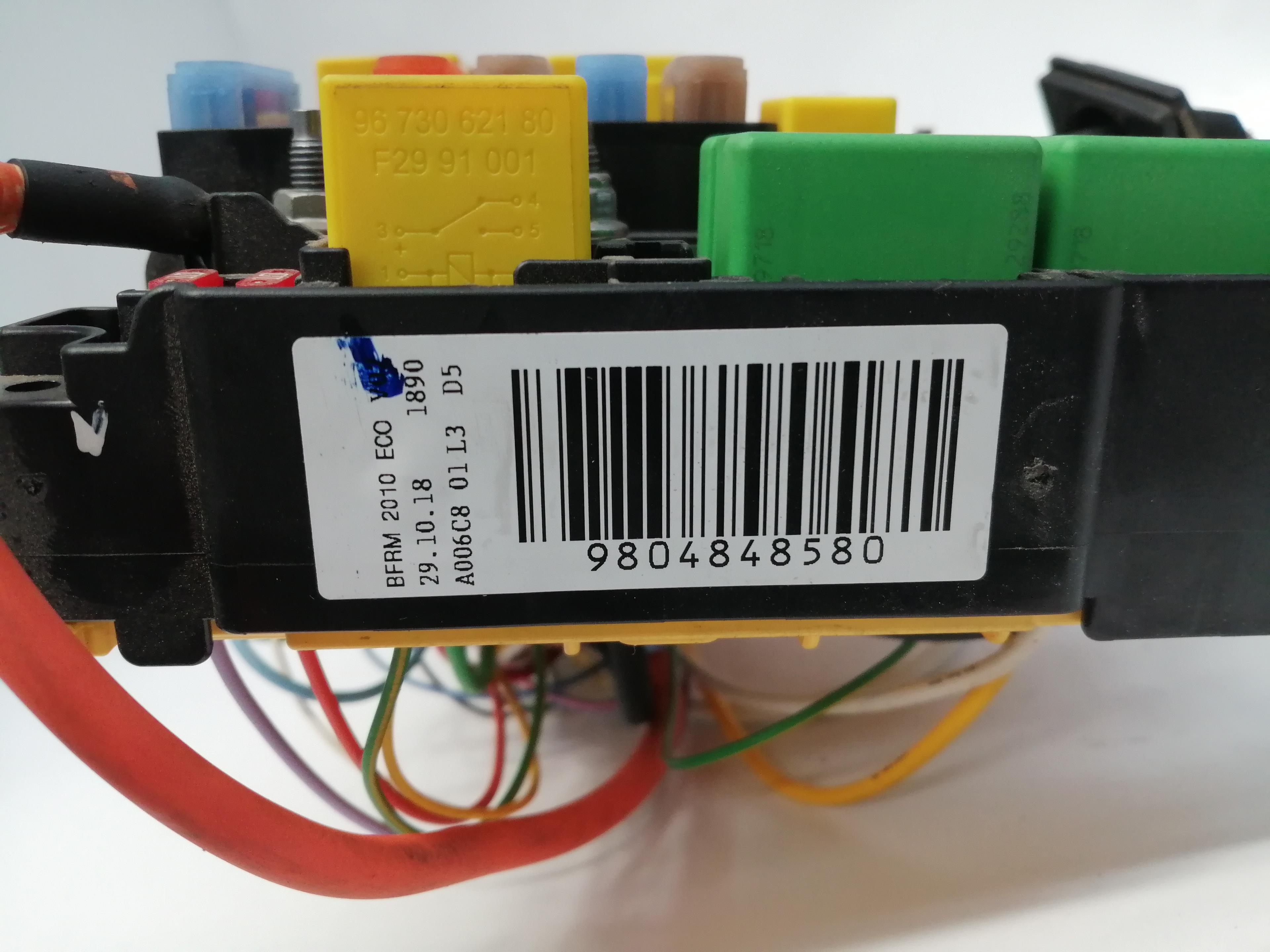 PEUGEOT 308 T9 (2013-2021) Fuse Box 9804848580,A006C8 24029693