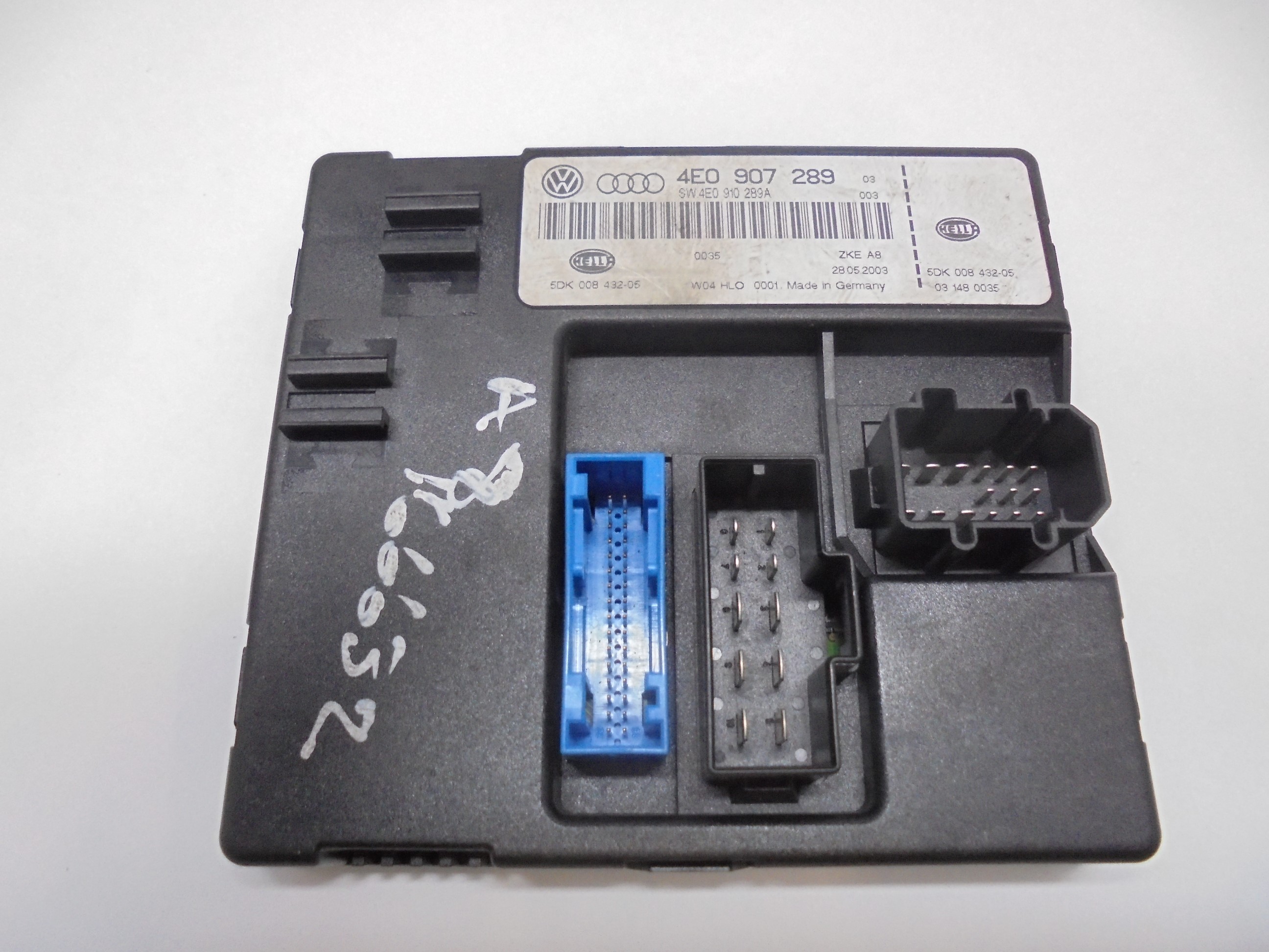 AUDI A8 D3/4E (2002-2010) Comfort Control Unit 4E0910289D 25157115