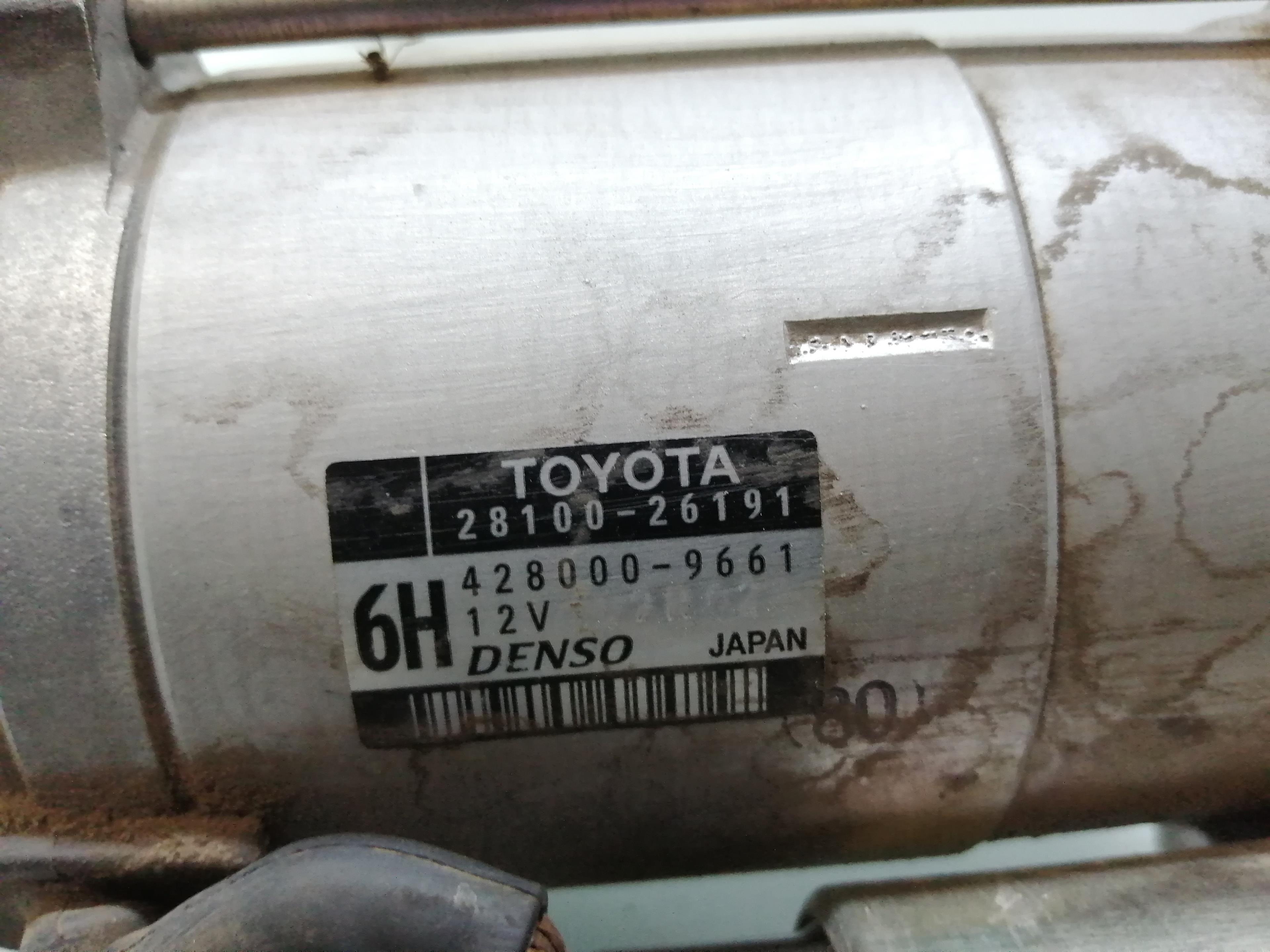 TOYOTA RAV4 4 generation (XA40) (2012-2018) Starter Motor 2810026191 24016537