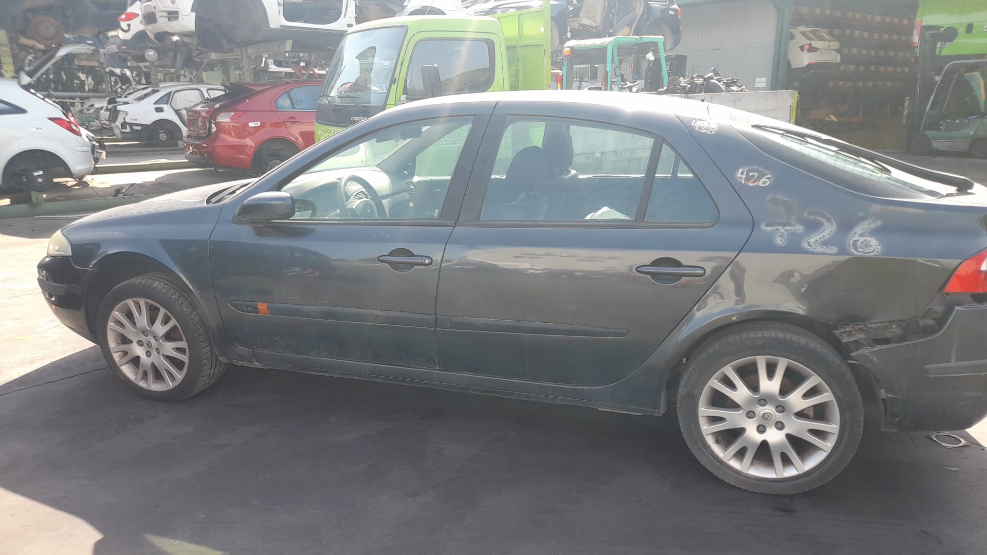 RENAULT Laguna 2 generation (2001-2007) Aizmugurējo labo durvju logu pacēlājs 8200485202 18560181