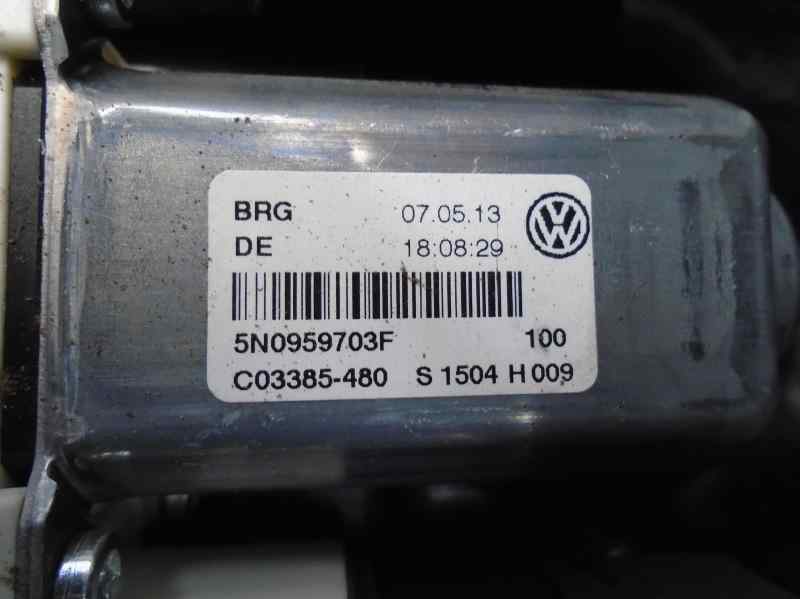 VOLKSWAGEN Tiguan 1 generation (2007-2017) Galinių kairių durų stiklo pakelėjas 5N0839461A 22128550