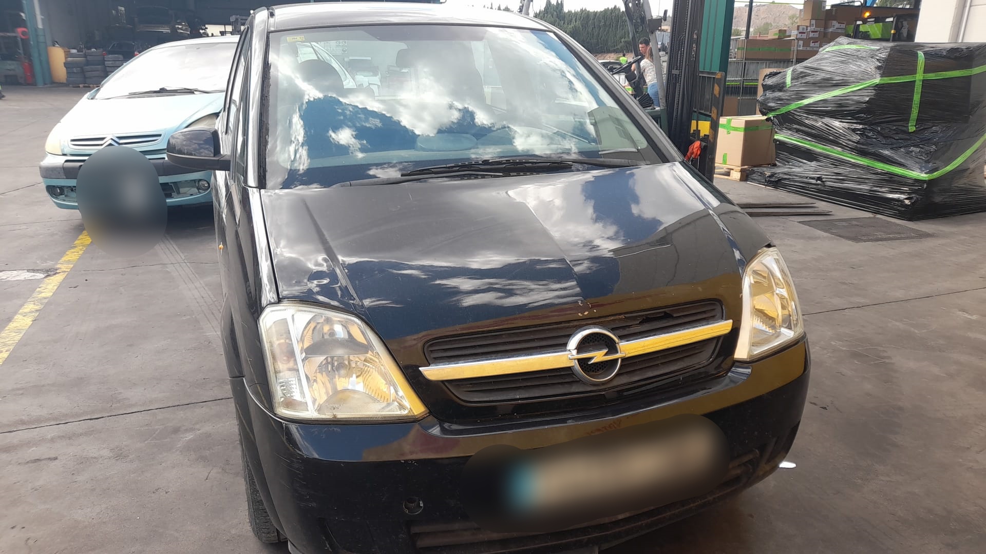 OPEL Meriva 1 generation (2002-2010) Бампер передний 93177661 25204302