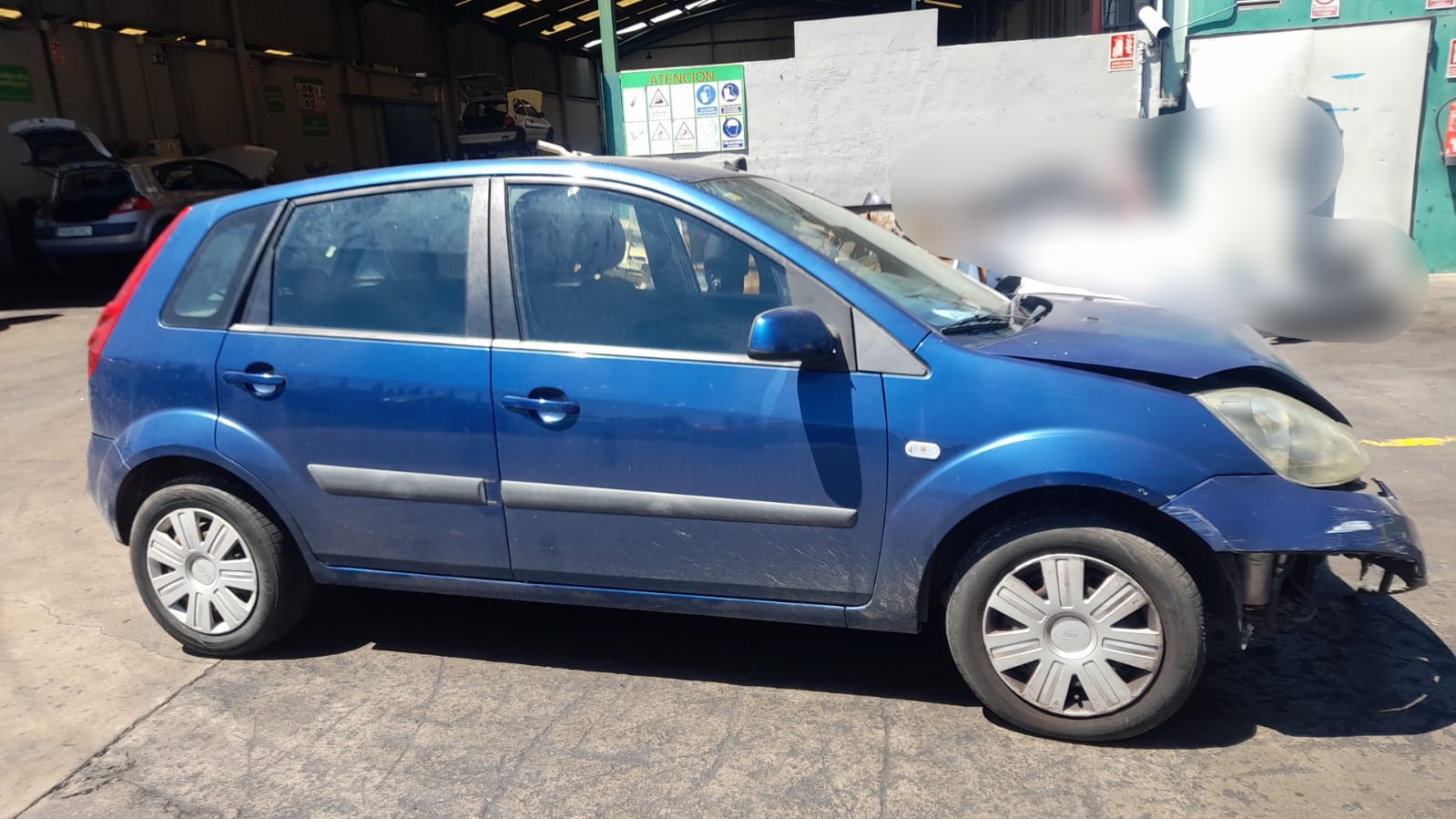 FORD Fiesta 5 generation (2001-2010) Hátsó lökhárító 1375906 25229281