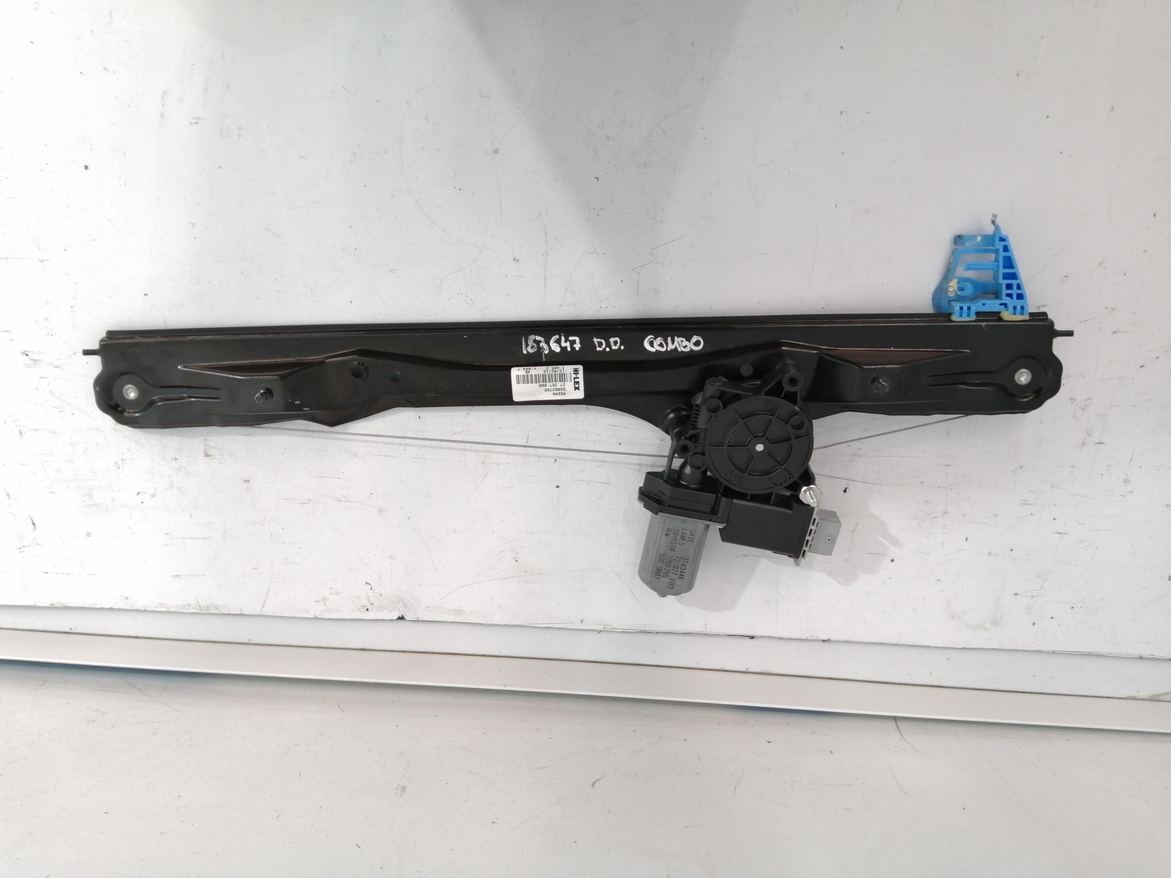 OPEL Combo D (2011-2020) Front Right Door Window Regulator 95509364 25690380