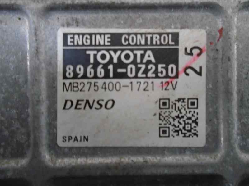 TOYOTA Auris 1 generation (2006-2012) Calculateur d'unité de commande du moteur 896610Z250 25108901