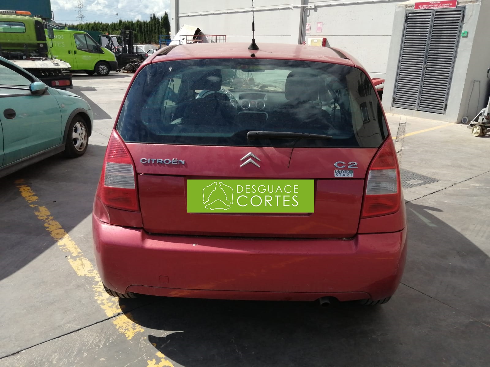 CITROËN C2 1 generation (2003-2009) Передняя правая дверь 9004T0 18505469