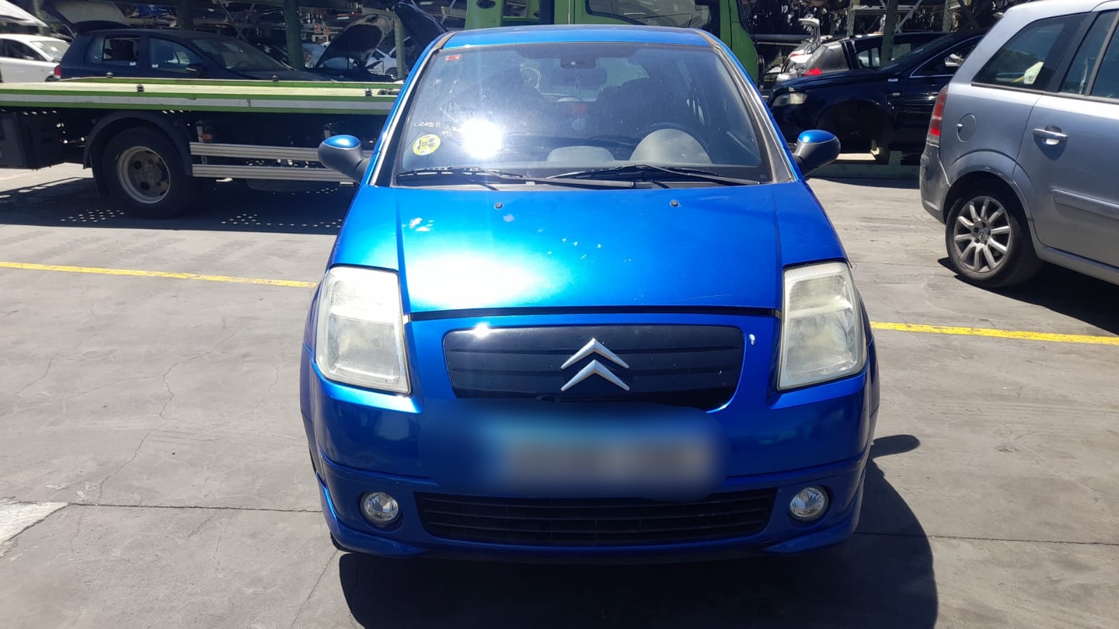 CITROËN C2 1 generation (2003-2009) Priekinis kairys žibintas 620870 25058528